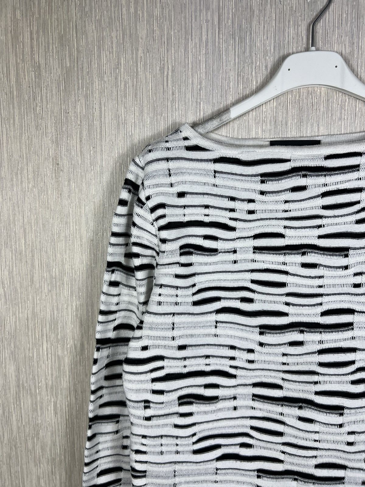 Carlo Colucci Vintage Carlo Colucci illusion knitted sweater avant garde Size S / US 4 / IT 40 - 4 Thumbnail