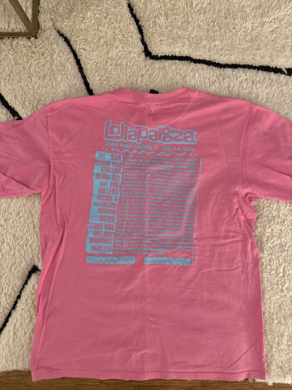 Other Lollapalooza 2024 Official Unicorn Lineup Tee - Pink Size S / US 4 / IT 40 - 2 Thumbnail