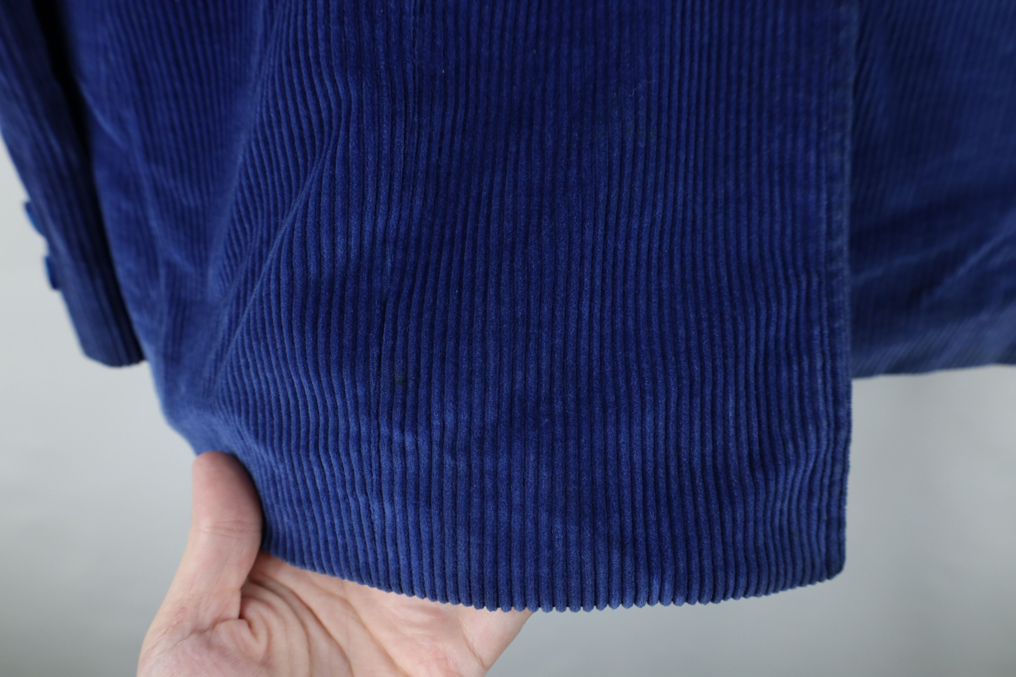 Vintage Vintage 70s Streetwear Corduroy Suit Blazer Jacket Blue Size XXL / US 16-18 / IT 52-54 - 4 Thumbnail