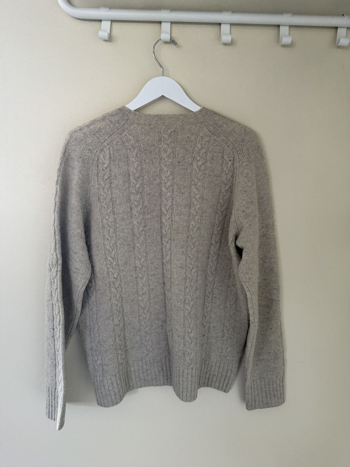 J.Crew Cable knit shaggy wool sweater Size US L / EU 52-54 / 3 - 2 Thumbnail