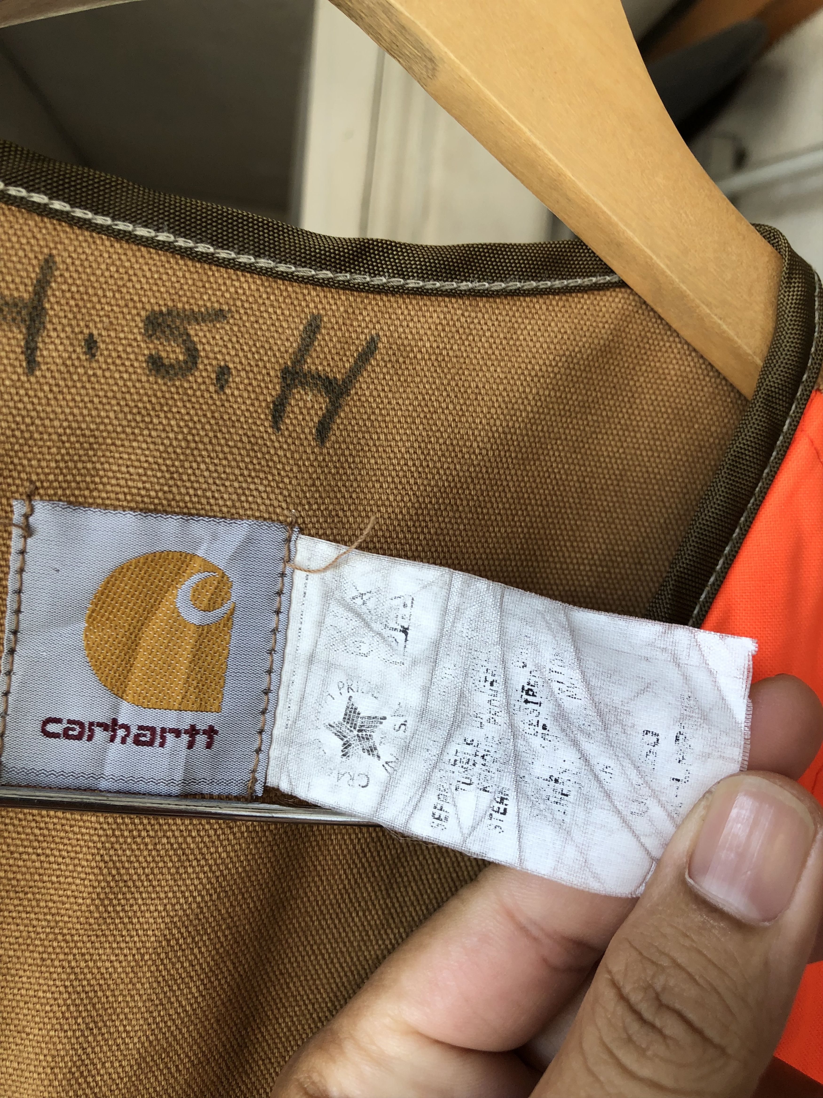 Carhartt Rare❗️Vintage Carhartt Blaze Orange Game Hunting Vest Jacket Size US XL / EU 56 / 4 - 3 Thumbnail