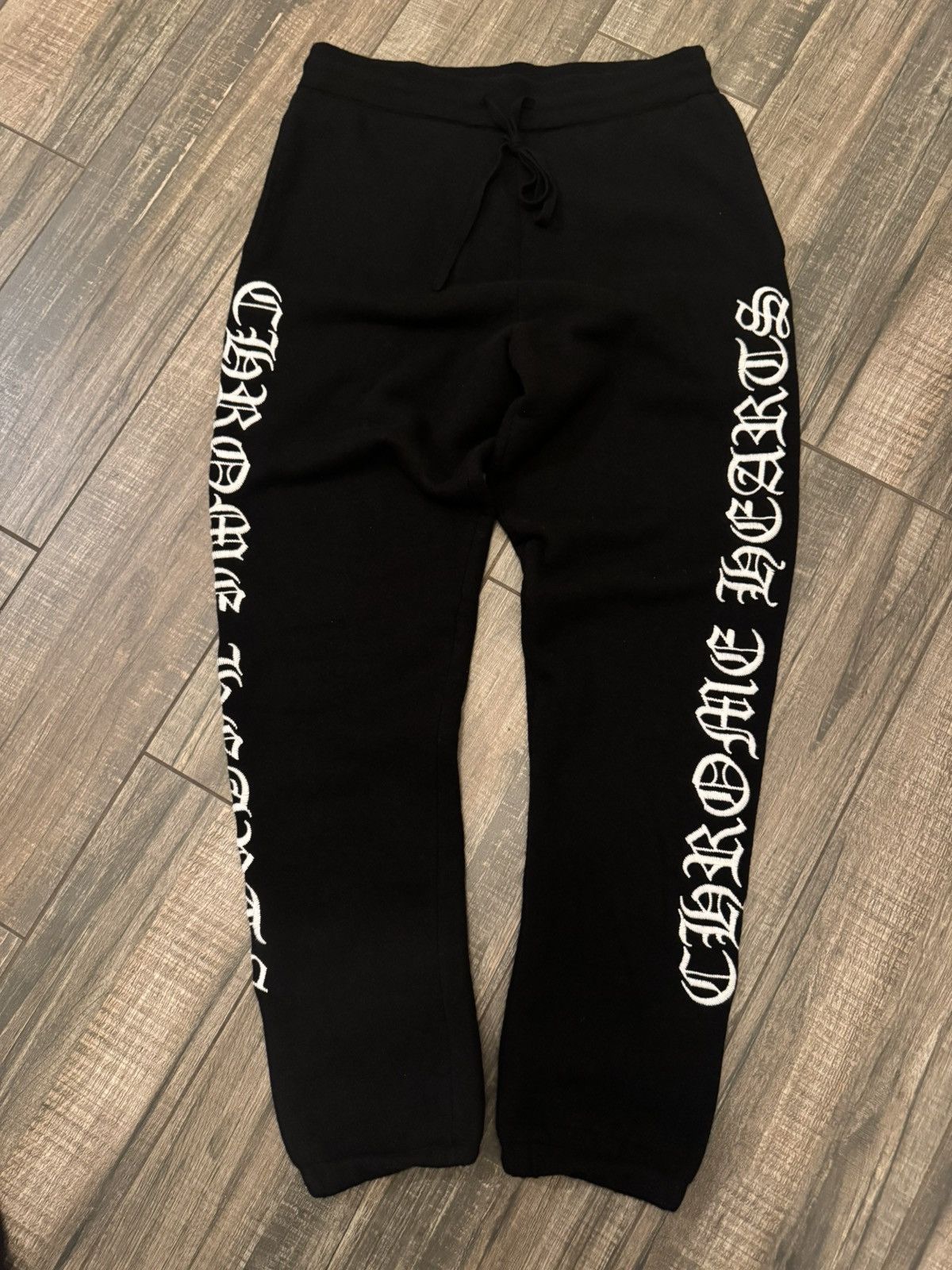 Chrome Hearts Chrome Hearts Knit Cashmere Script Sweatpants Size US 32 / EU 48 - 1 Thumbnail