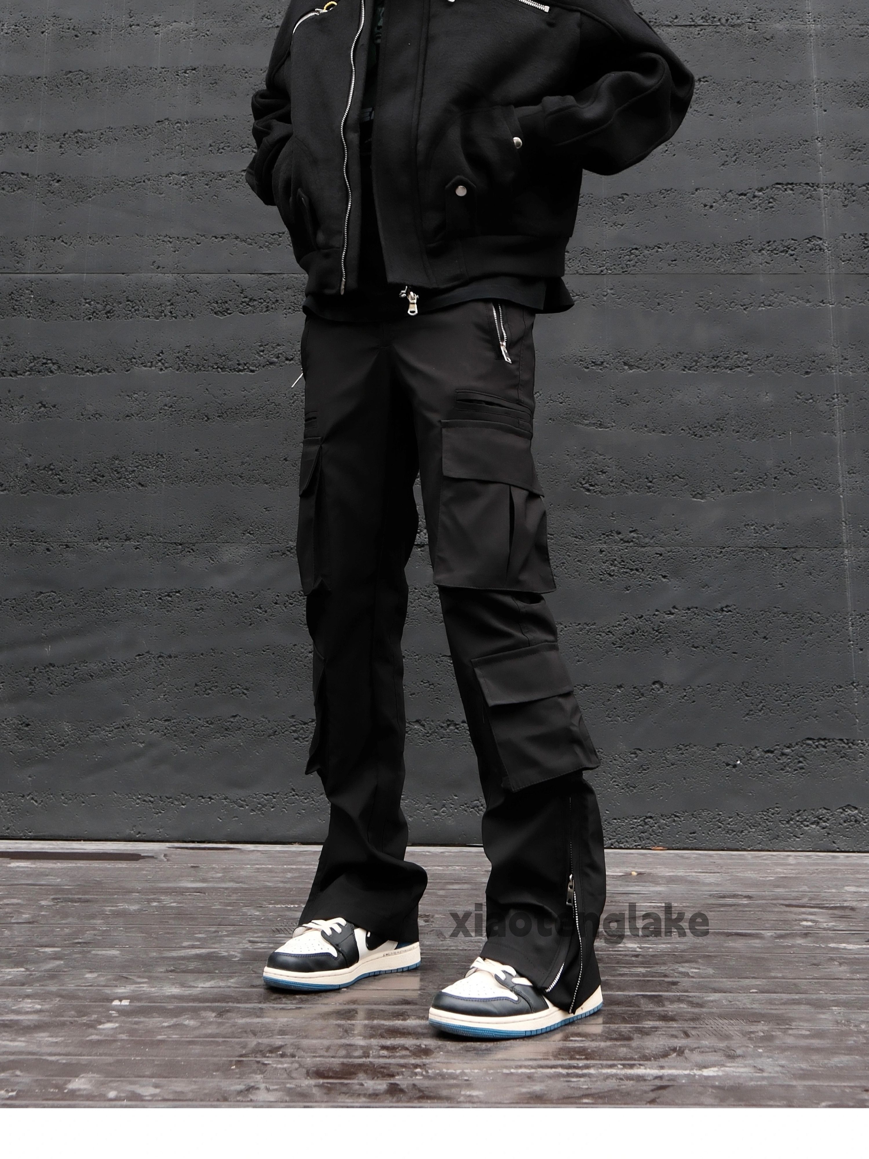 Designer × Japanese Brand × Vintage utility zipper punk flared yuppie bootcut flared pants Size US 30 / EU 46 - 3 Thumbnail