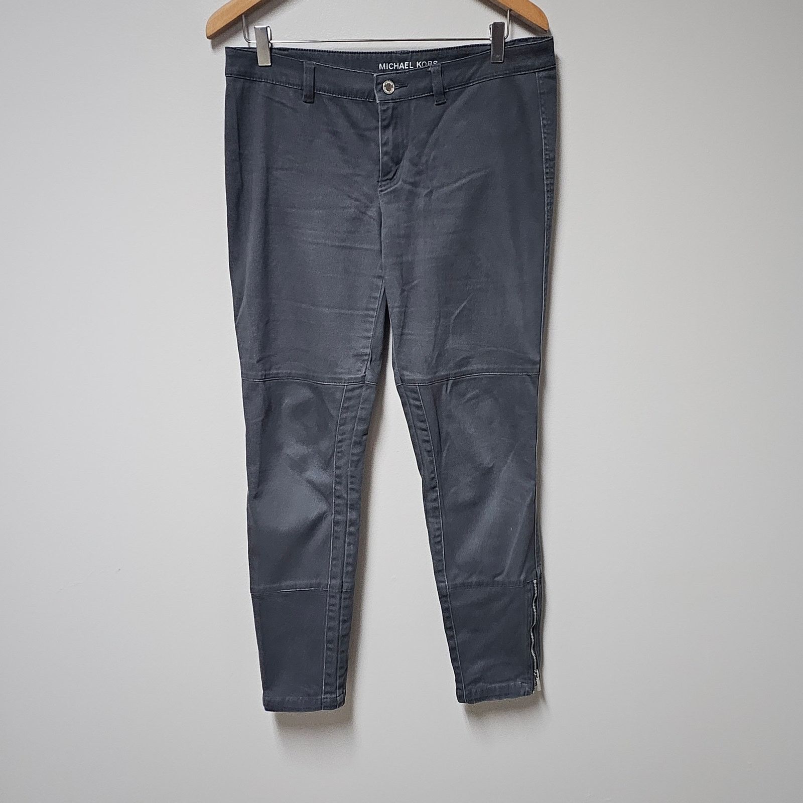 Michael Kors Michael Kors Zip Ankle Gray Pants Size 8 Size 30" / US 8 / IT 44 - 1 Thumbnail