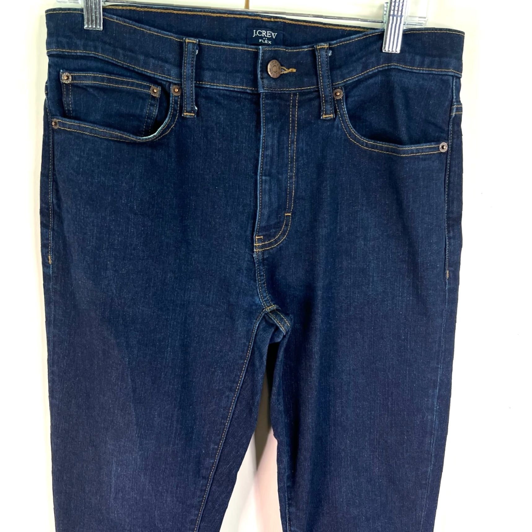 J.Crew J. Crew Flex Skinny Denim Jeans Mens 31 Blue 31X32 Tapered leg Jeans Mens 31 Blue 31X32 Tapered leg Size US 31 - 2 Thumbnail