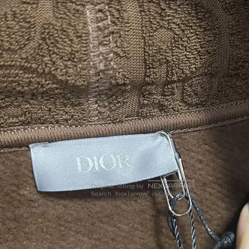 Other Dior Brown Cotton Men's Hoodie . Size US L / EU 52-54 / 3 - 4 Thumbnail