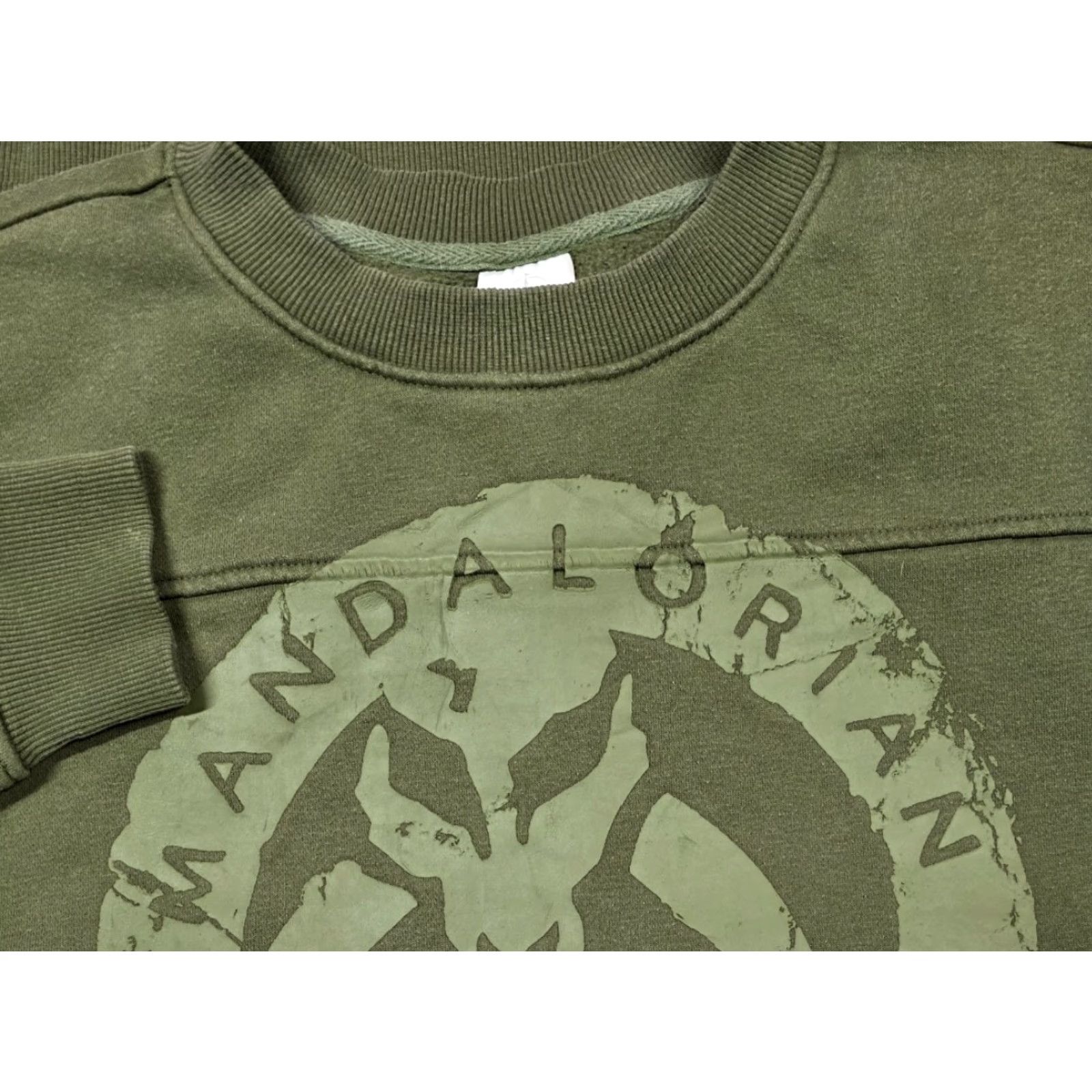 Disney Disney Mandalorian Sweatshirt Green Star Wars Bounty Hunter Mens M Crewneck Size US M / EU 48-50 / 2 - 3 Thumbnail