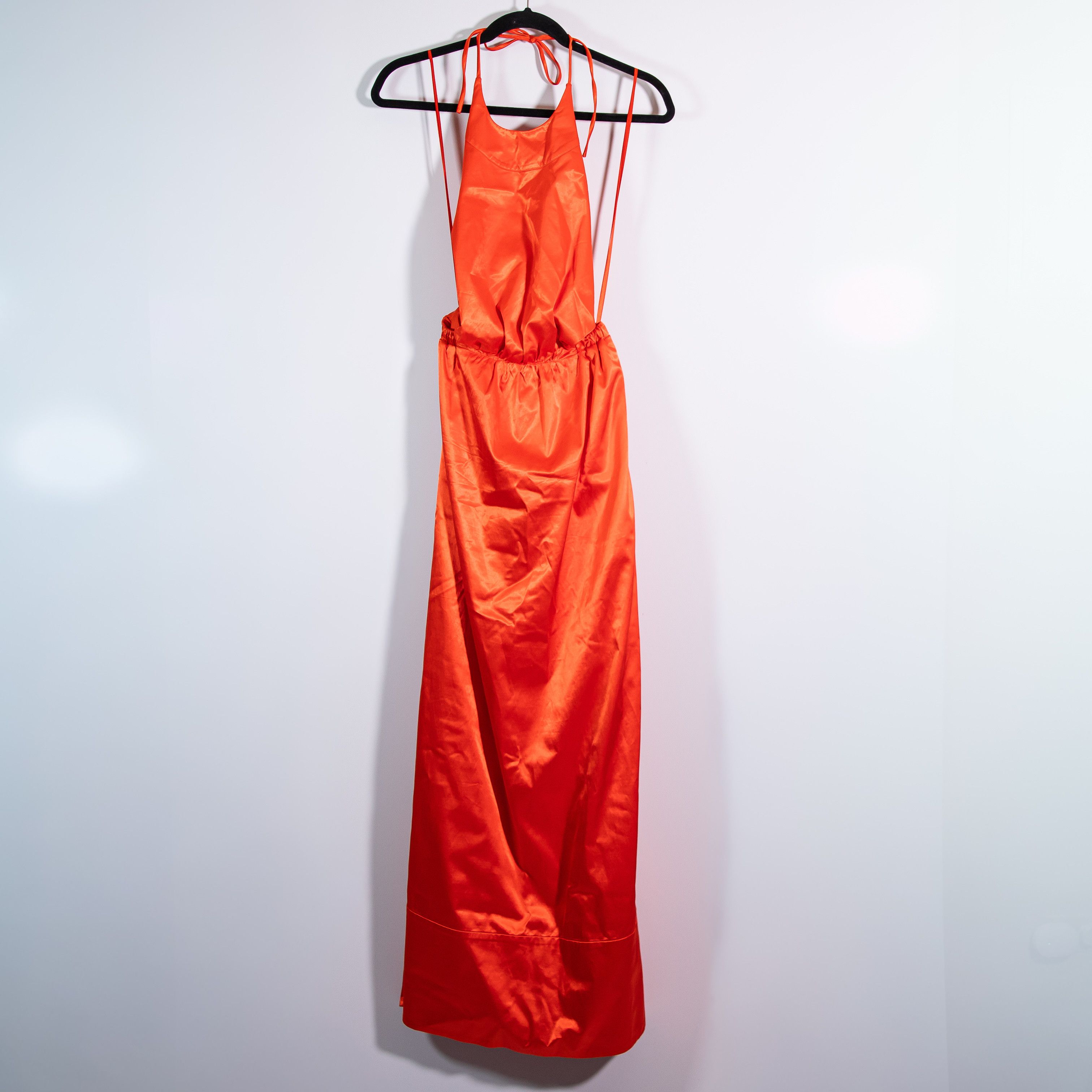 Staud Staud Sidney Satin Halter Neck Strappy Size M / US 6-8 / IT 42-44 - 1 Thumbnail