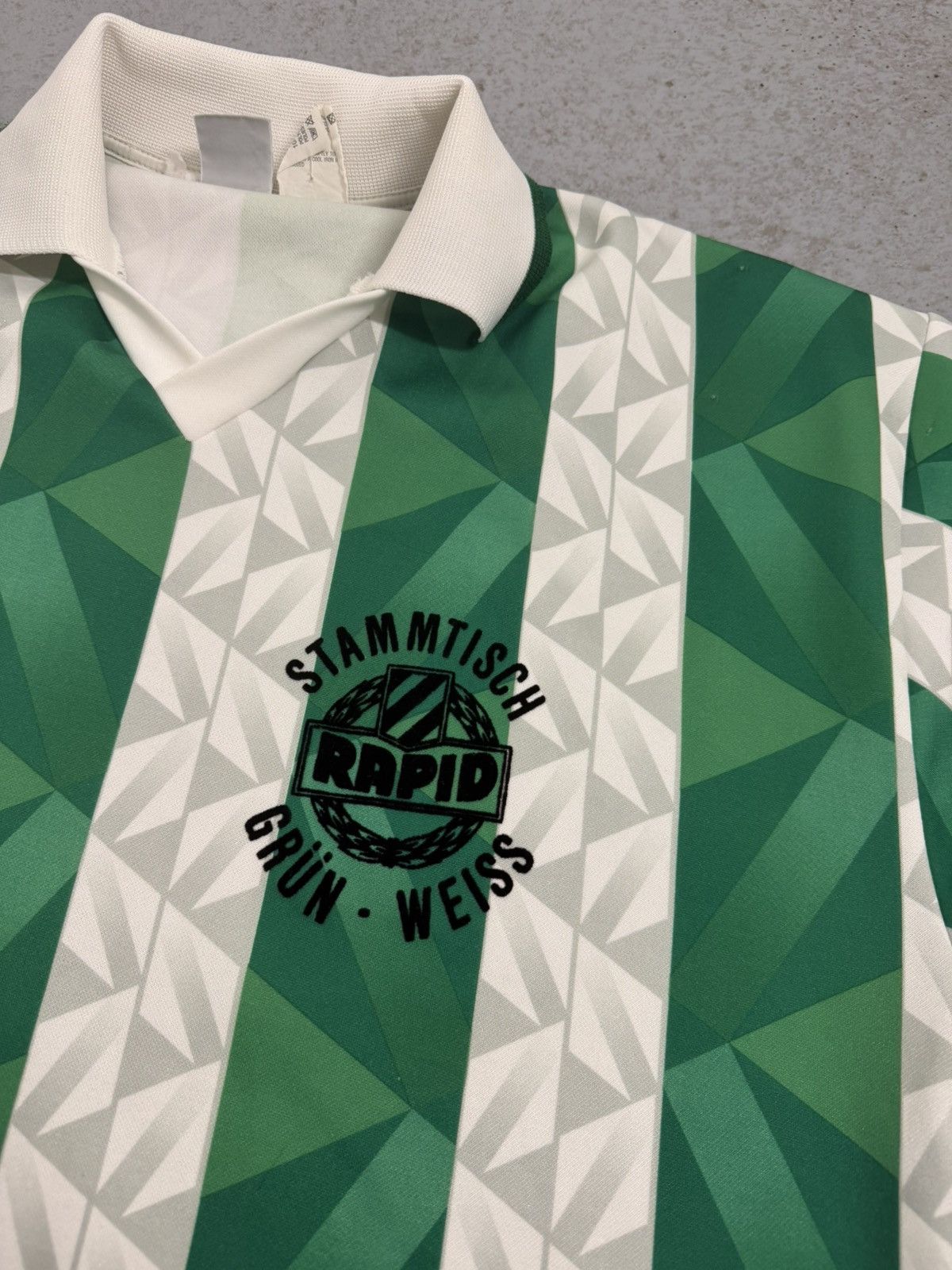 Lotto Sport Vintage 90s Lotto Rapid Stammtisch Fan Soccer Jersey Size US XL / EU 56 / 4 - 6 Thumbnail