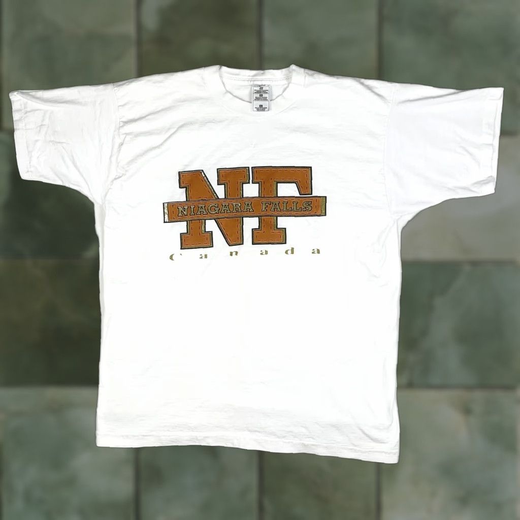 Vintage VINTAGE Niagara Falls Canada T Shirt XL White Unisex Adults Short Sleeve 90s Tee Size US XL / EU 56 / 4 - 1 Thumbnail