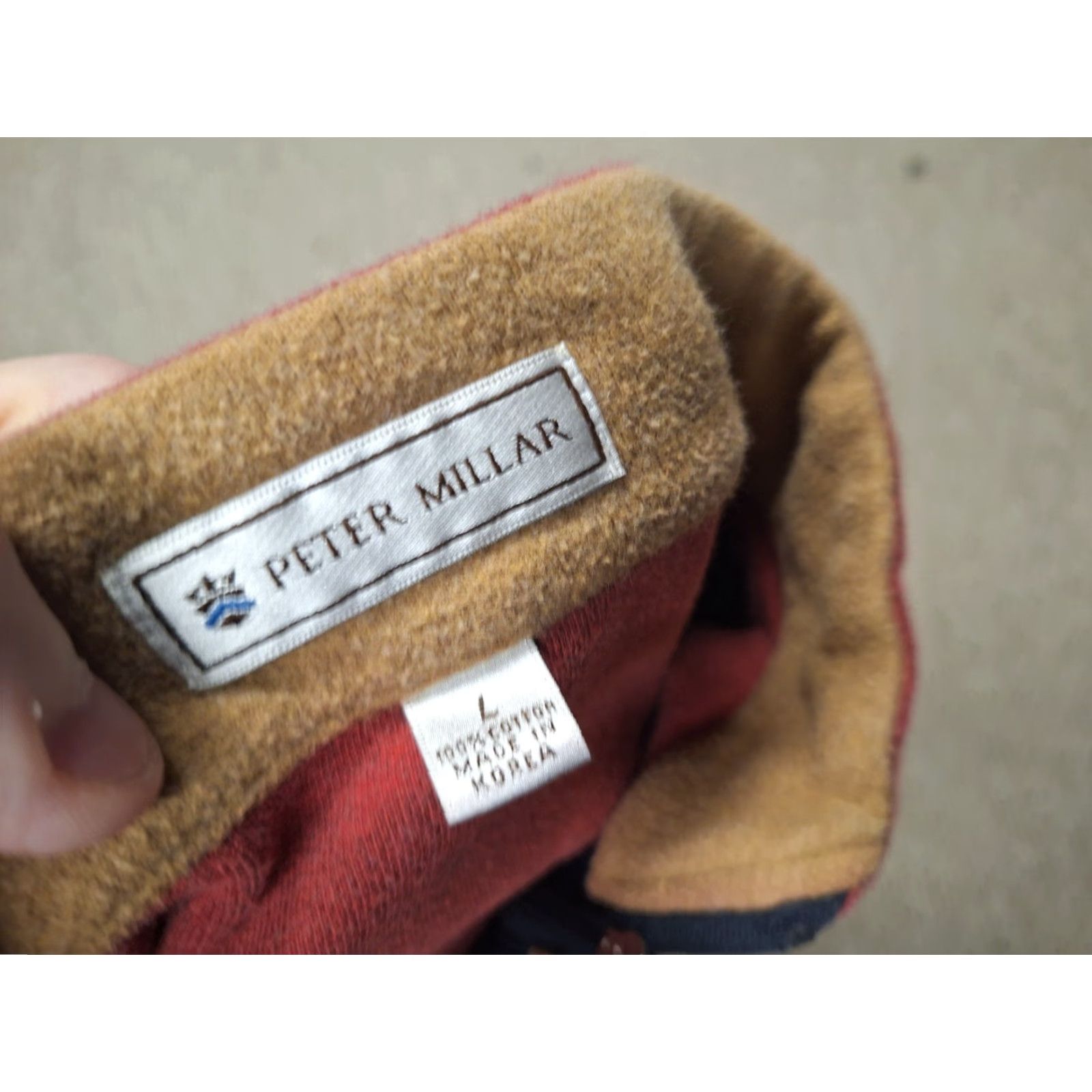 Peter Millar Peter Millar Sweater Mens L Pullover 1/4 Zip Burgundy Knit Sport Preppy Golf Casual Professional Outdoor Season Fall Winter Spring Summer Mens Size US L / EU 52-54 / 3 - 2 Thumbnail