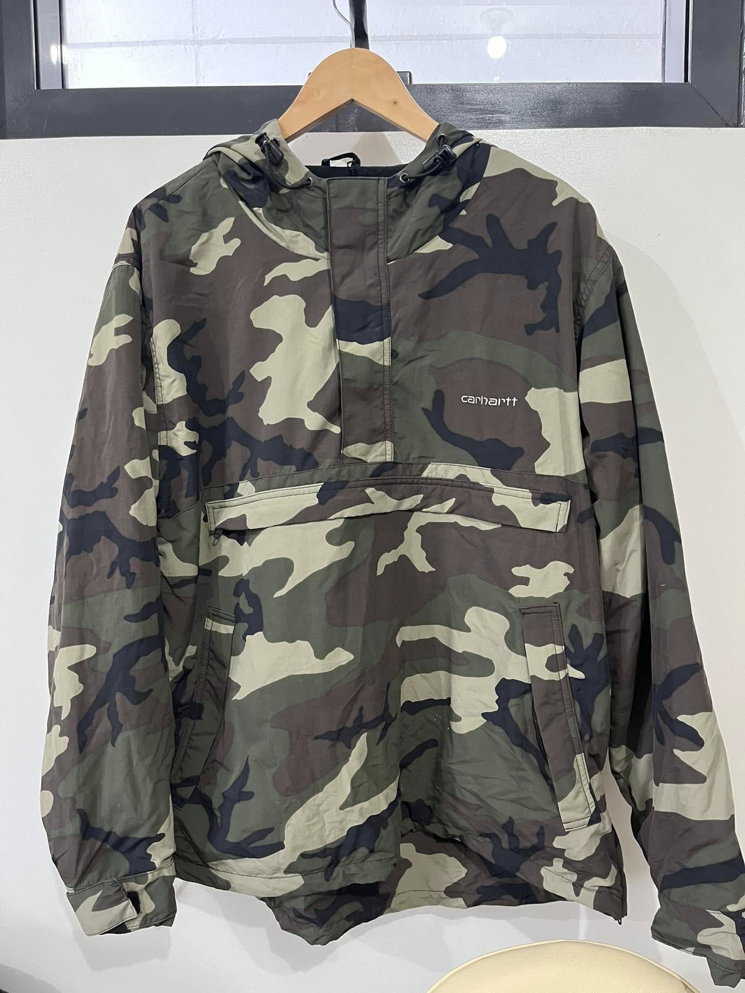 Carhartt OG Carhartt Camo Half Zip Pullover Jacket Size US XL / EU 56 / 4 - 1 Thumbnail