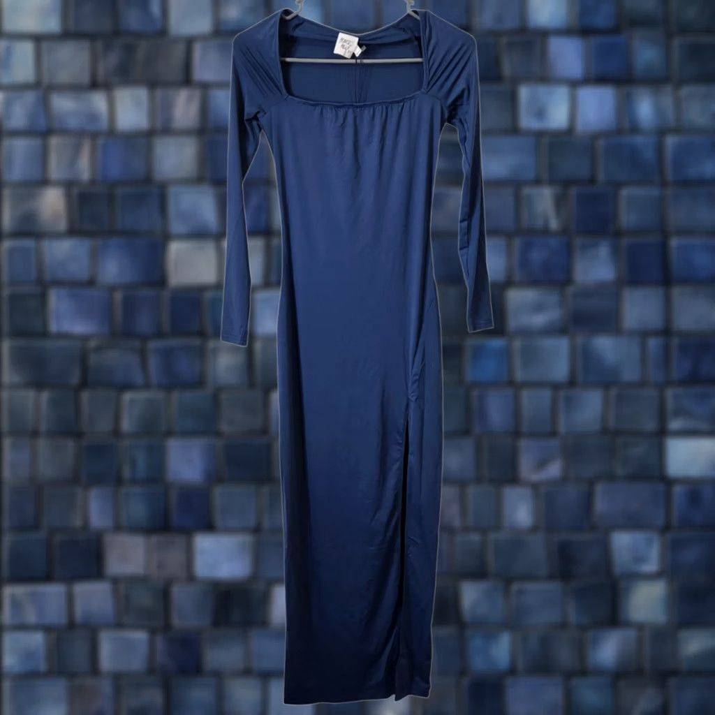 flowing beach dresses Ruffle Maxi Dress, Long Flowy Cotton Dress, Beach Bride Select Shoe Size:UK 14 / US 15 silhouette_sheath synthetic fiber twilight bridesmaid dresses Azazie
