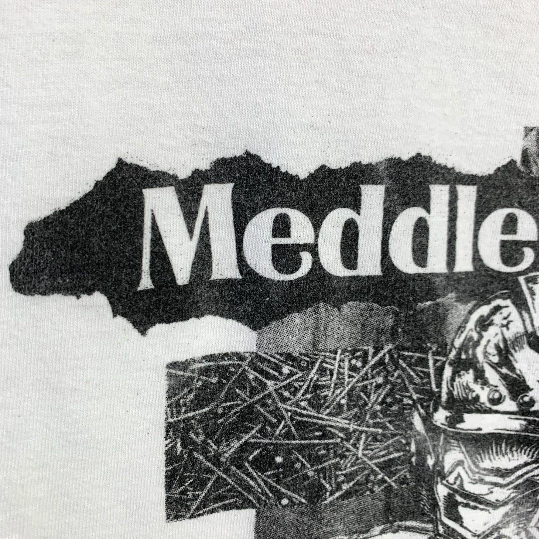 Gildan VINTAGE Meddle With Metal Czarface Band Tee T-Shirt 2XL Gildan White 100% Cotton Size US XXL / EU 58 / 5 - 4 Thumbnail
