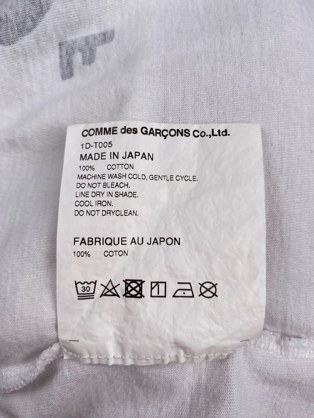 Comme des Garcons × Comme des Garcons Black 2019 Man Printed T-shirt Size US L / EU 52-54 / 3 - 14 Thumbnail