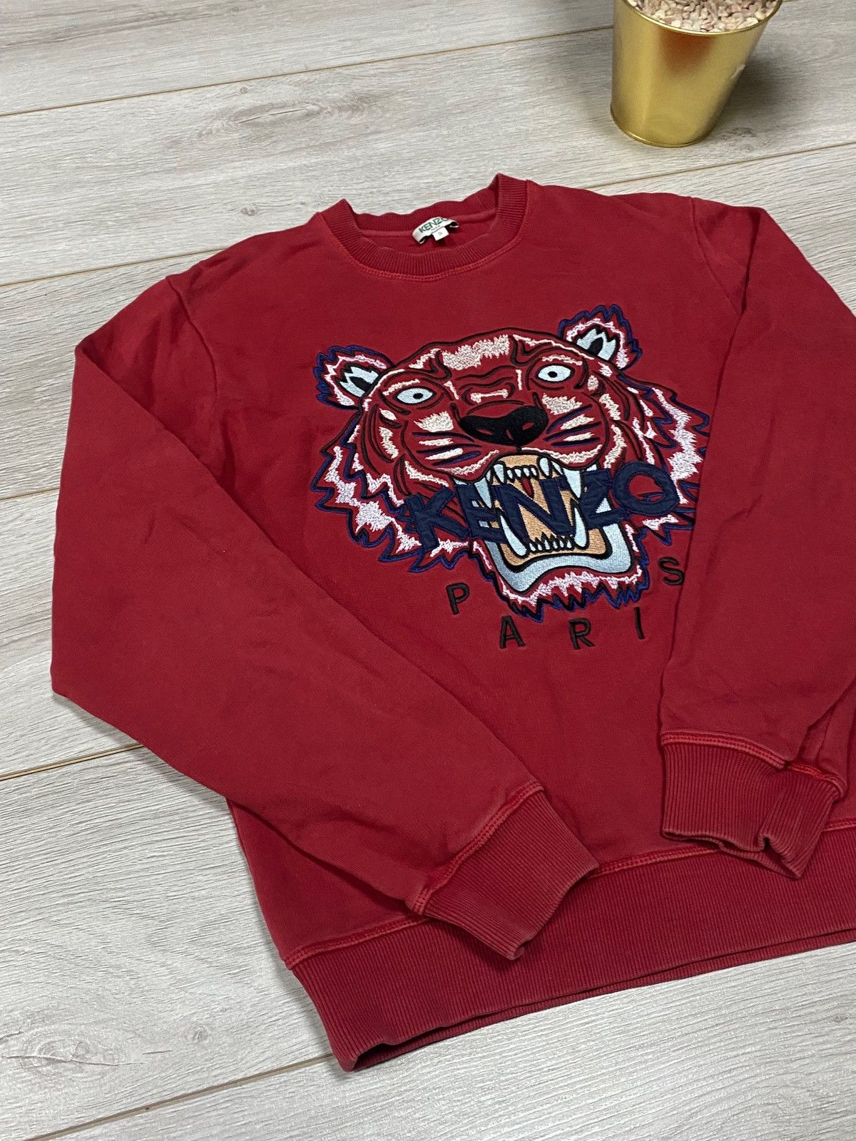 Kenzo Kenzo Paris tiger 🐯 big logo sweatshirt Size US S / EU 44-46 / 1 - 6 Thumbnail