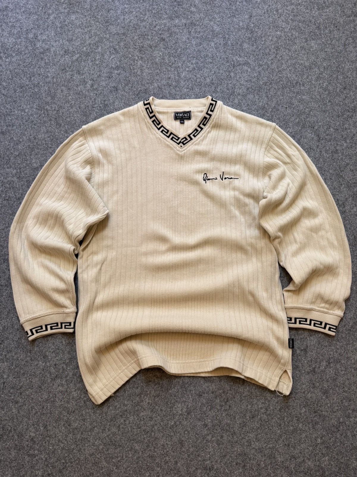 Versace Jeans Couture Sweater Gianni Versace knitwear mens size Xxl Size US XXL / EU 58 / 5 - 1 Thumbnail