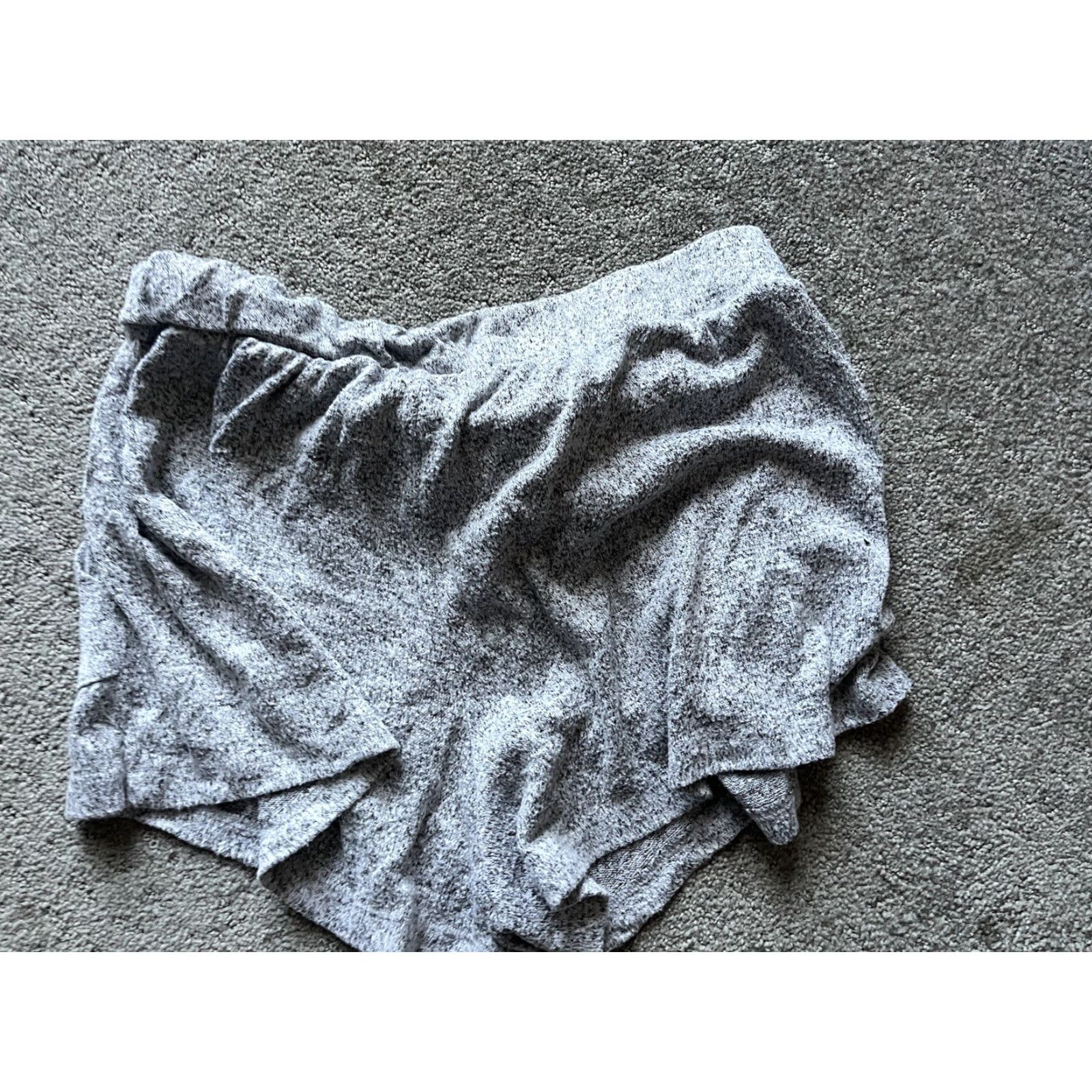 Vintage Wandering Dreams Womens Soft Shorts Gray Solid with Pockets Size L Size 36" / US 14 / IT 50 - 3 Thumbnail