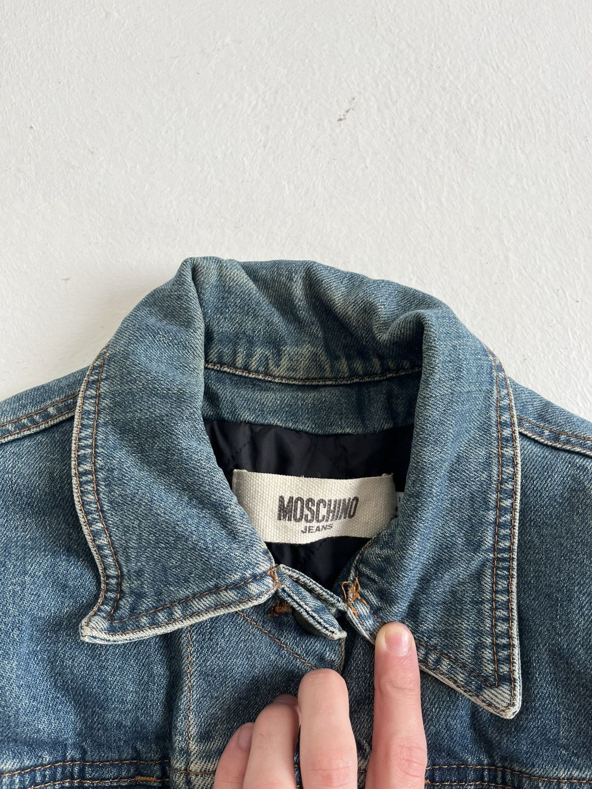 Moschino Vintage 2000s Moschino Star truck denim jacket Size US S / EU 44-46 / 1 - 4 Thumbnail