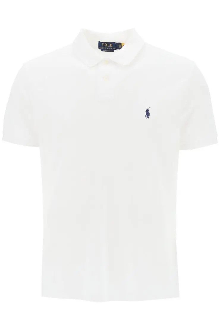 image of Polo Ralph Lauren O1S22I1N0324 Polo Shirt In White, Men's (Size Small)