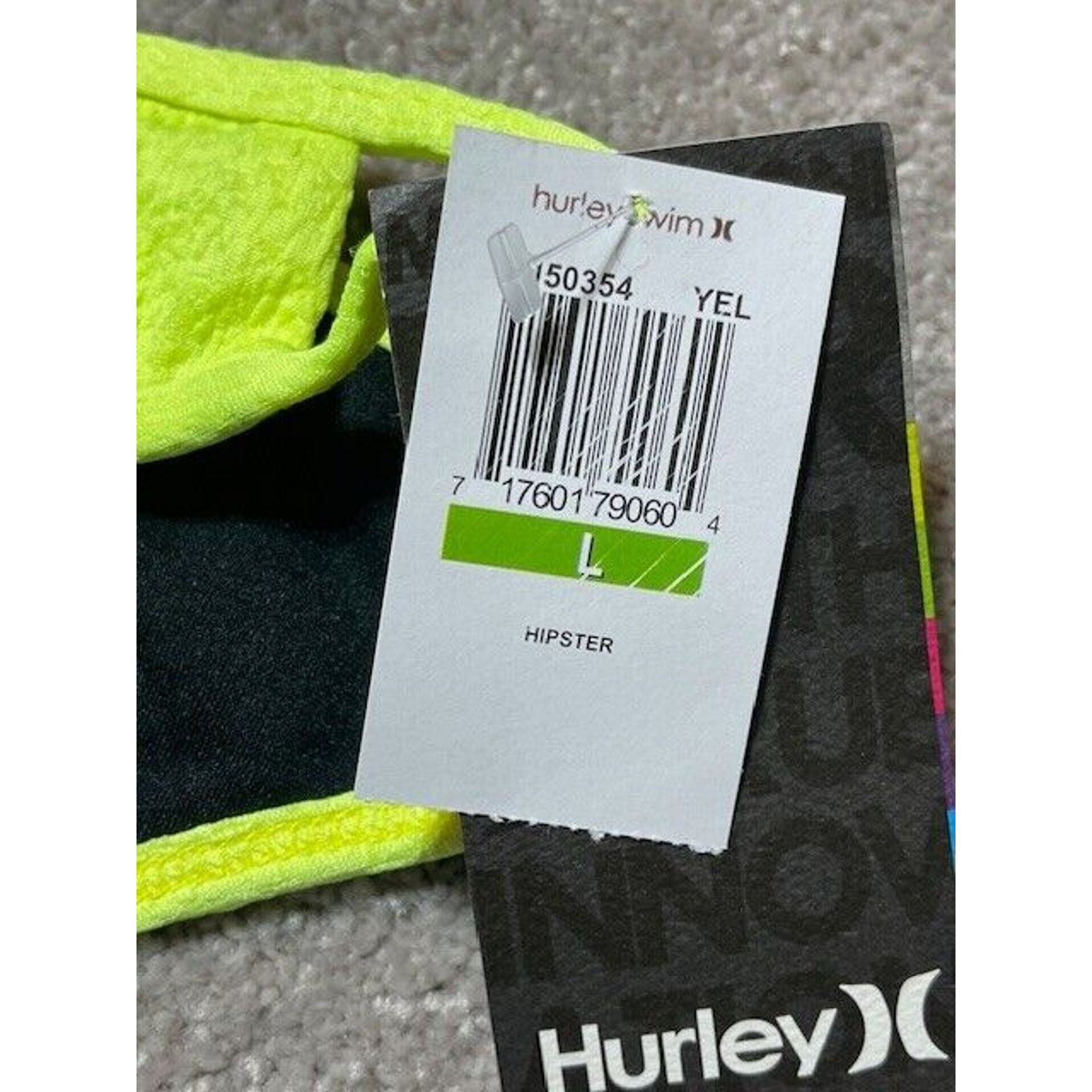 Hurley Hurley Swim Hipster Bottom Womens L Stretch Lined Beach Pool Size L / US 10 / IT 46 - 11 Thumbnail