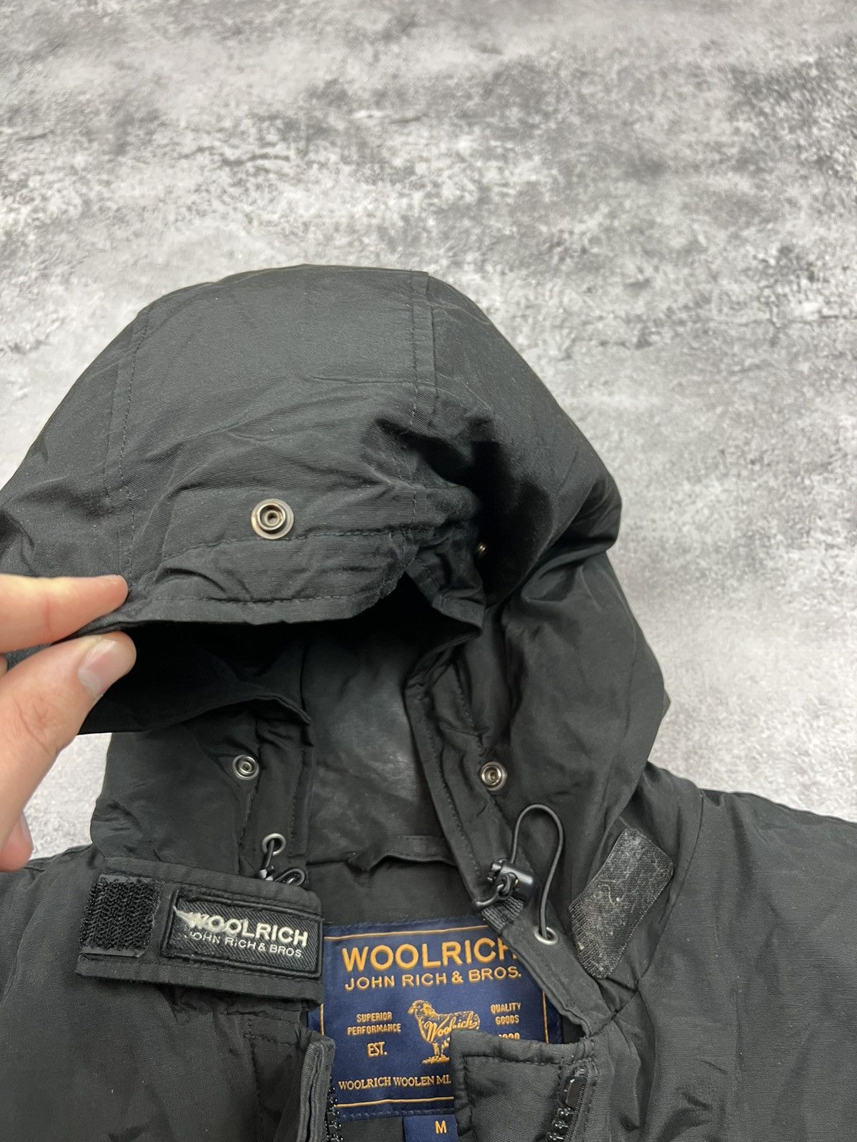 Woolrich Woolen Mills Woolrich Black Womens Parka Jacket Winter Size M / US 6-8 / IT 42-44 - 4 Thumbnail