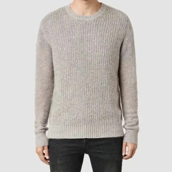 Allsaints Allsaints Montall Crew Mesh Mohair Sweater Size US L / EU 52-54 / 3 - 20 Thumbnail