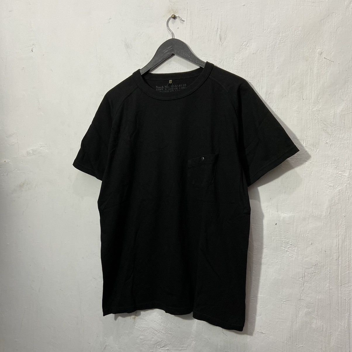 Designer × Japanese Brand × Nigel Cabourn Nigel Cabourn Pocket Tshirt Black Size US M / EU 48-50 / 2 - 1 Thumbnail