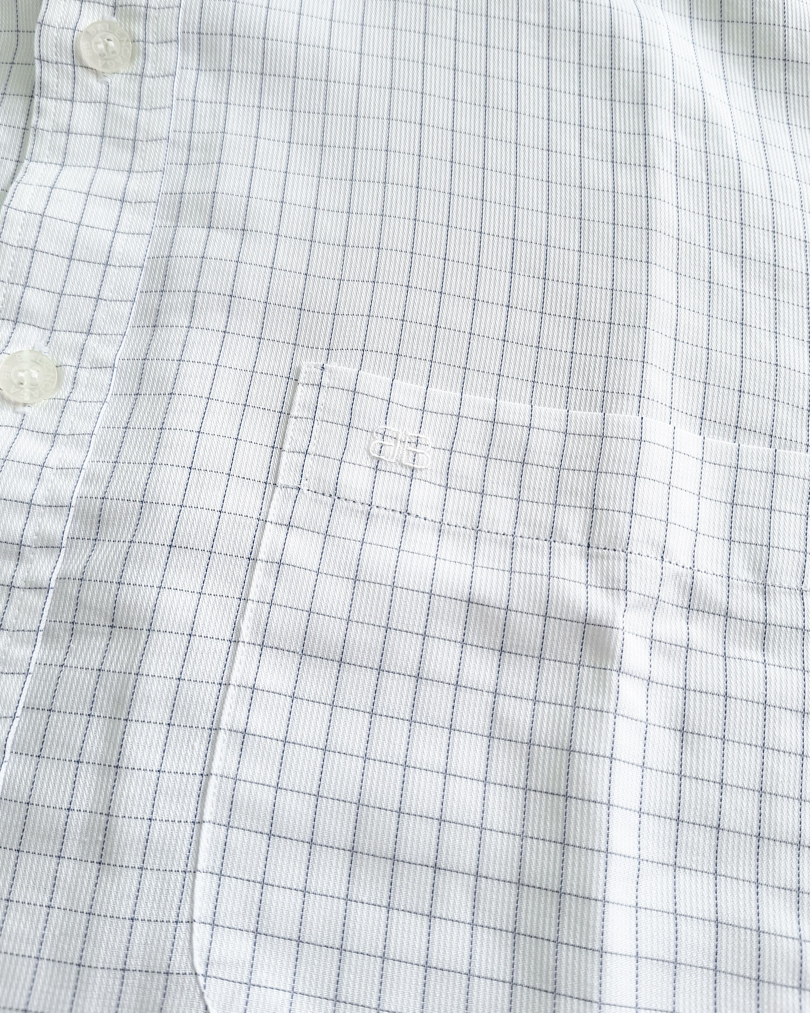 Balenciaga Vintage Balenciaga Checked Shirt Size US L / EU 52-54 / 3 - 3 Thumbnail