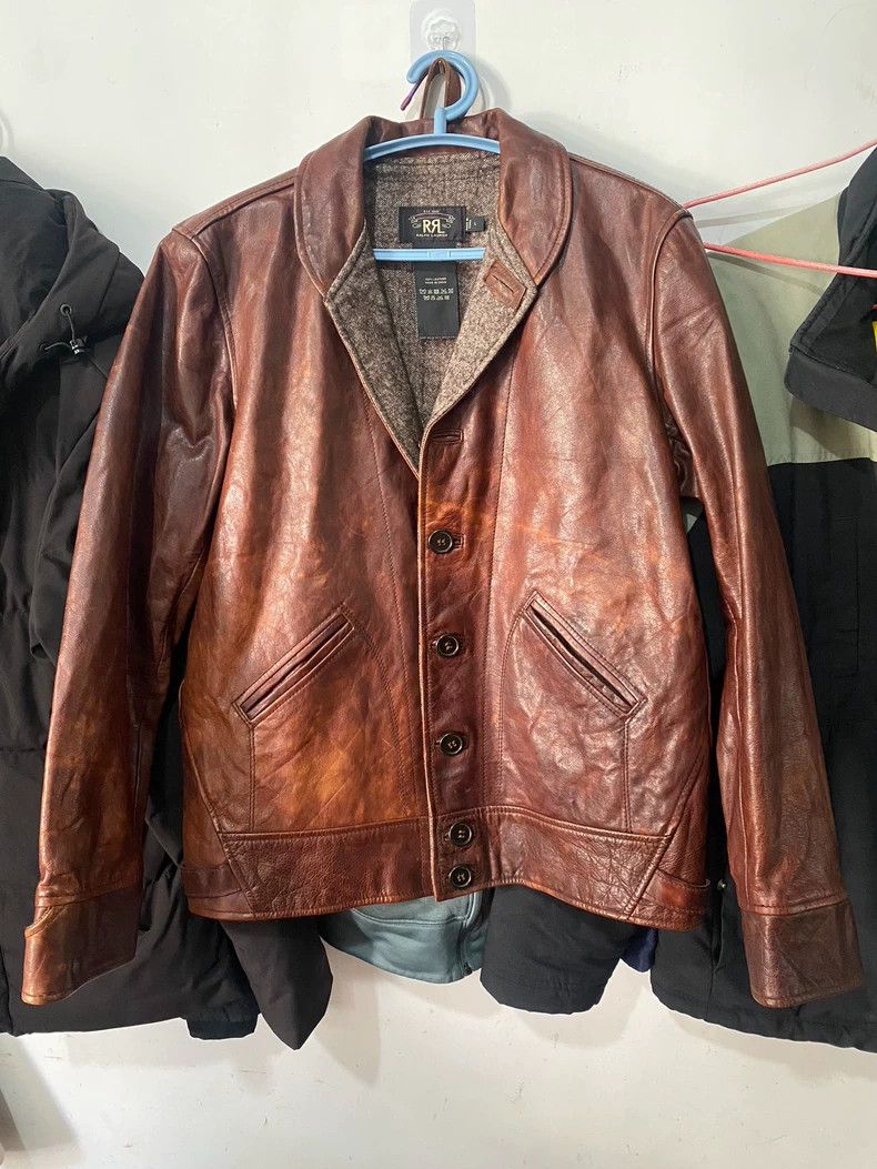 RRL Ralph Lauren RRL Ralph Lauren leather coat Size US L / EU 52-54 / 3 - 1 Thumbnail