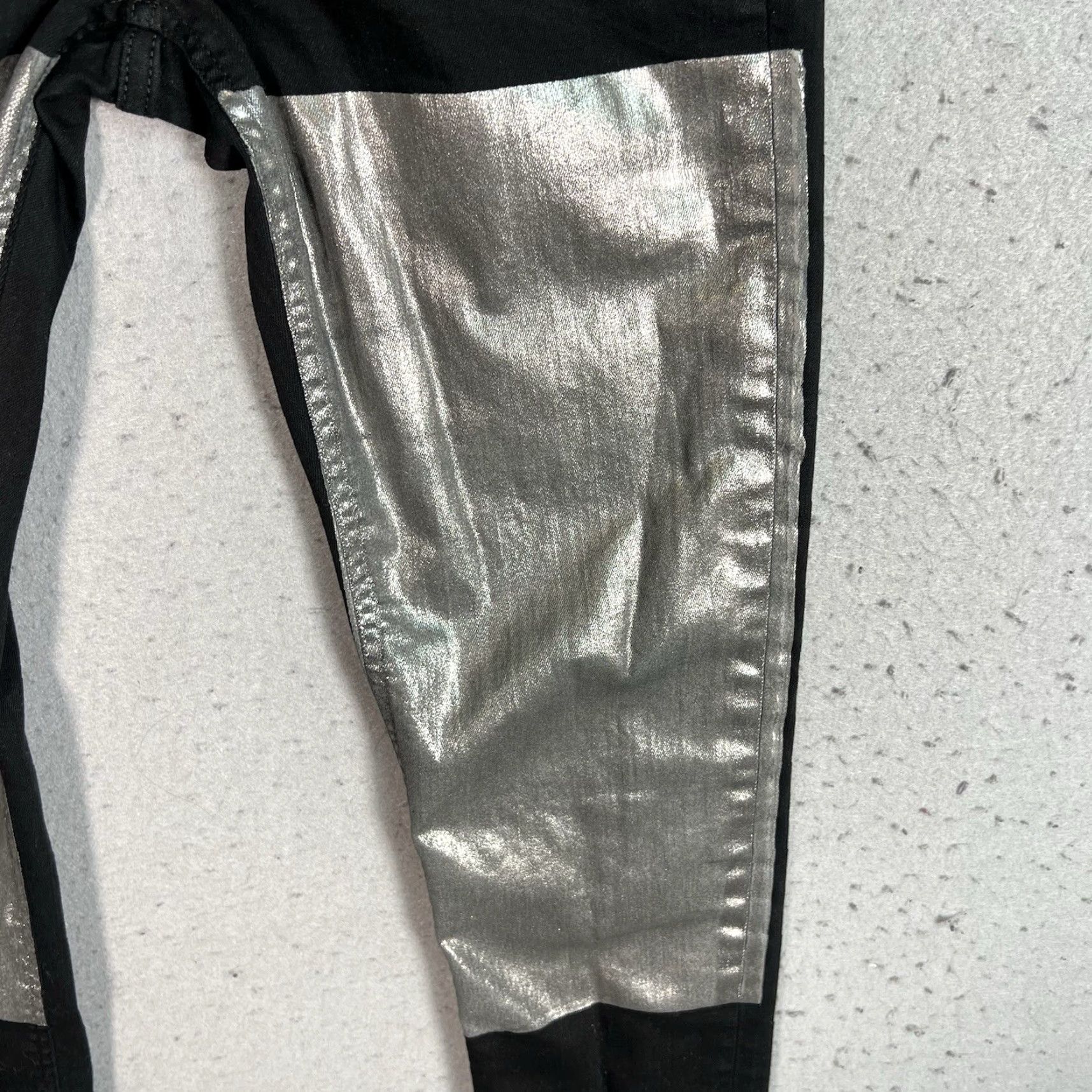 Acne Studios Acne Studios Skin 5 Jeans Women Denim Skinny 28x34 Black Foil W28 L34 Adult Womens Size 28" / US 6 / IT 42 - 7 Thumbnail