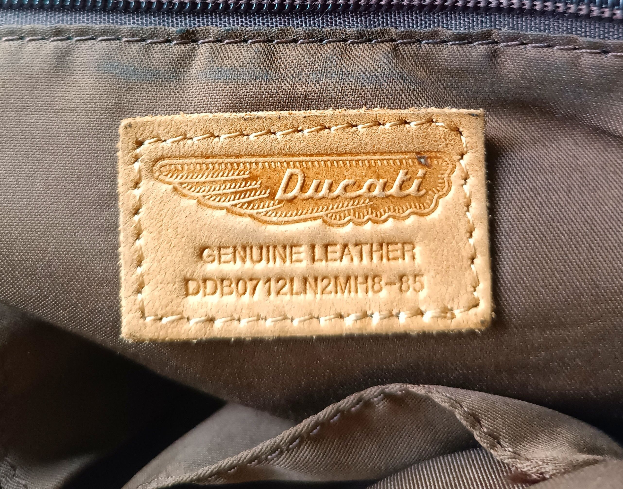 Ducati × Leather DUCATI LEATHER CROSSBODY SLING BAG Size ONE SIZE - 4 Thumbnail