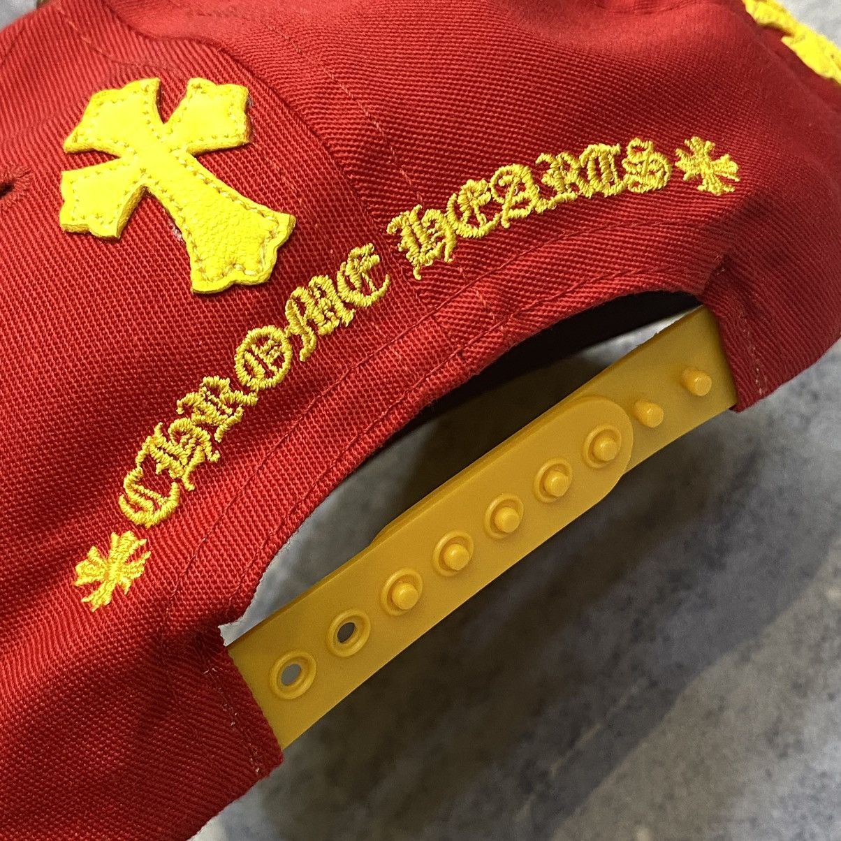 Chrome Hearts CHROME HEARTS Baseball Cap Cotton x Polyester RED Size ONE SIZE - 5 Thumbnail