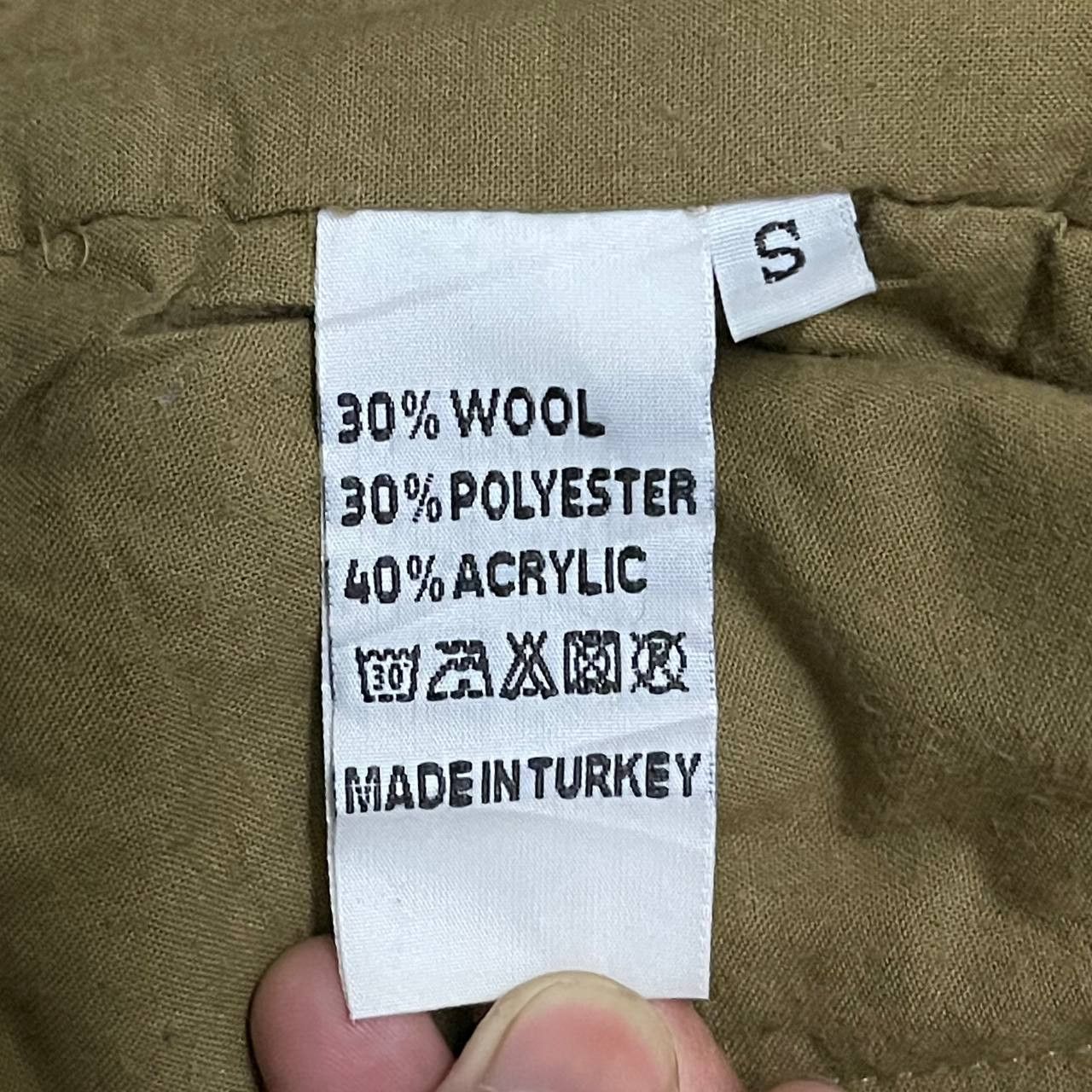 SBTG Vintage Sabotage Wool Plaid Fur Jacket 4 Pockets Size S / US 4 / IT 40 - 9 Thumbnail