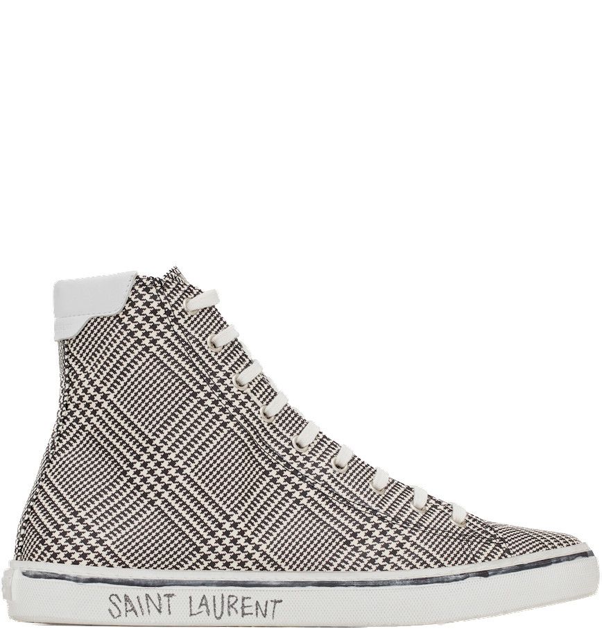 Saint Laurent Paris o1loc1c0725 711277 Malibu Mid-Top Sneakers in Prince Size US 9 / EU 42 - 2 Thumbnail