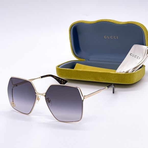 Gucci NEW GUCCI GG0817S 006 SQUARE WOMEN SUNGLASSES GUCCI GG0817S Size ONE SIZE - 1 Thumbnail