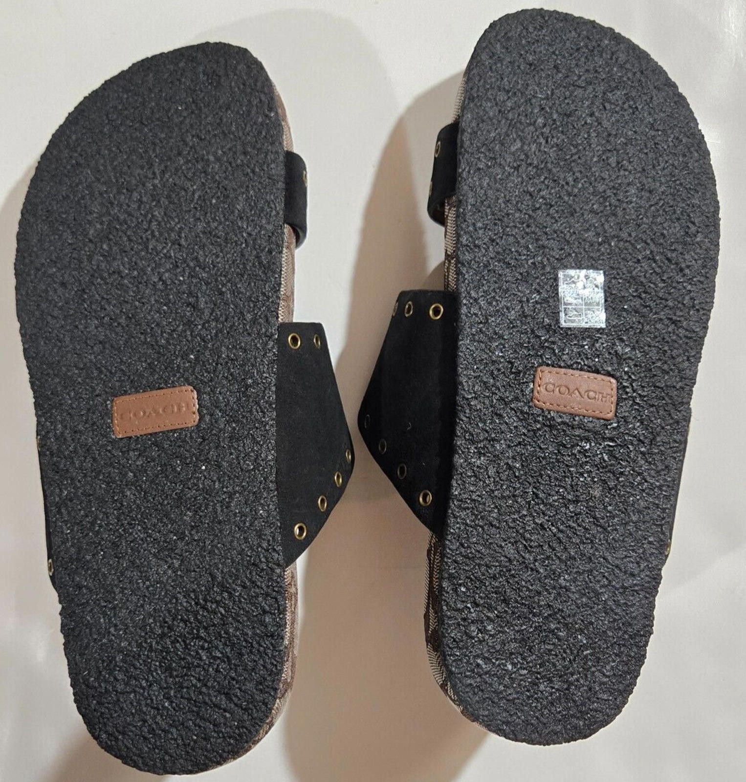 Coach Women's Coach Ally Suede Sandal Jacquard CA460 7.5 B NIB Size US 7.5 / IT 37.5 - 5 Thumbnail