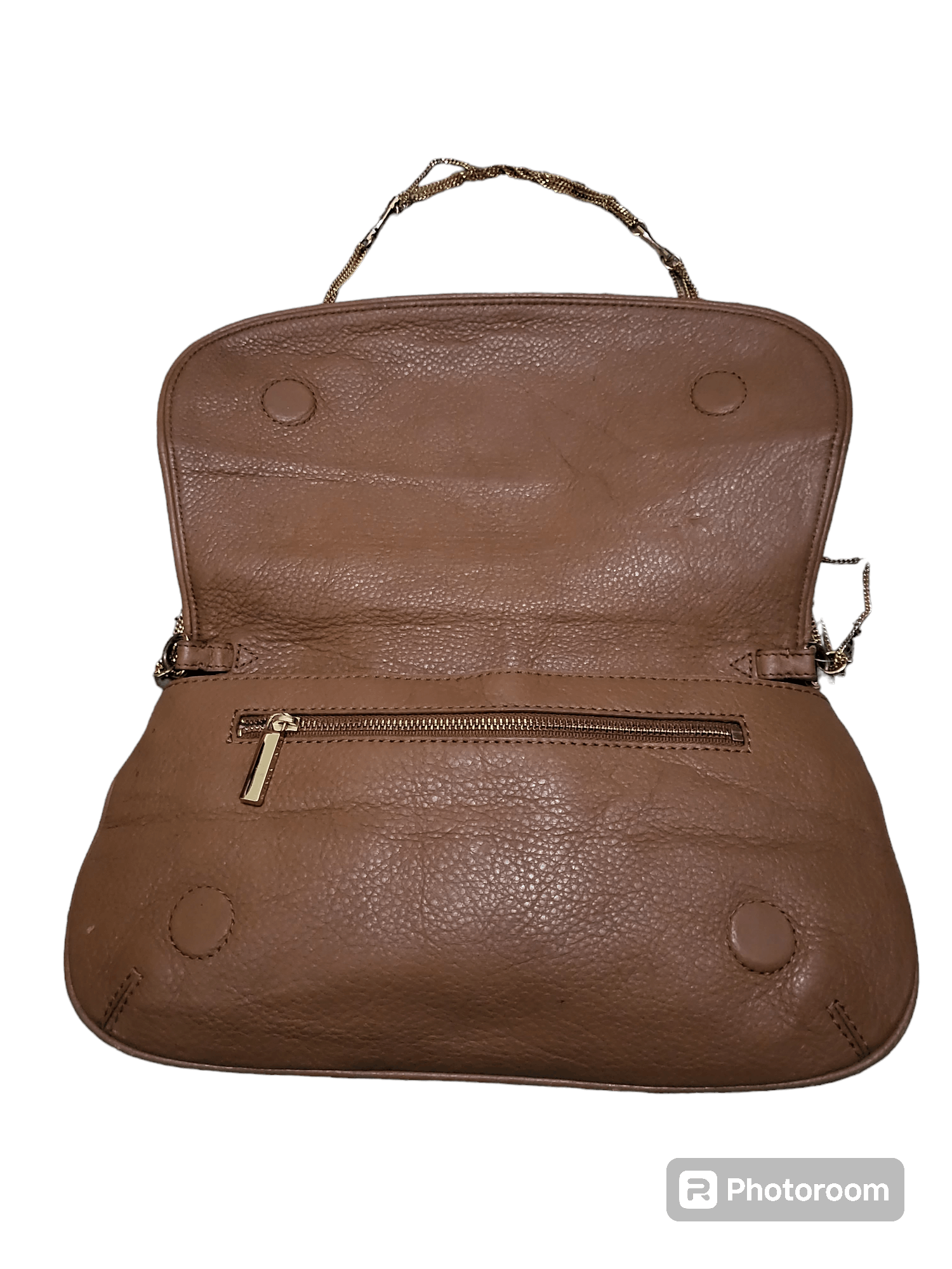 Tory Burch Amanda Tan Brown Clutch Size ONE SIZE - 3 Thumbnail
