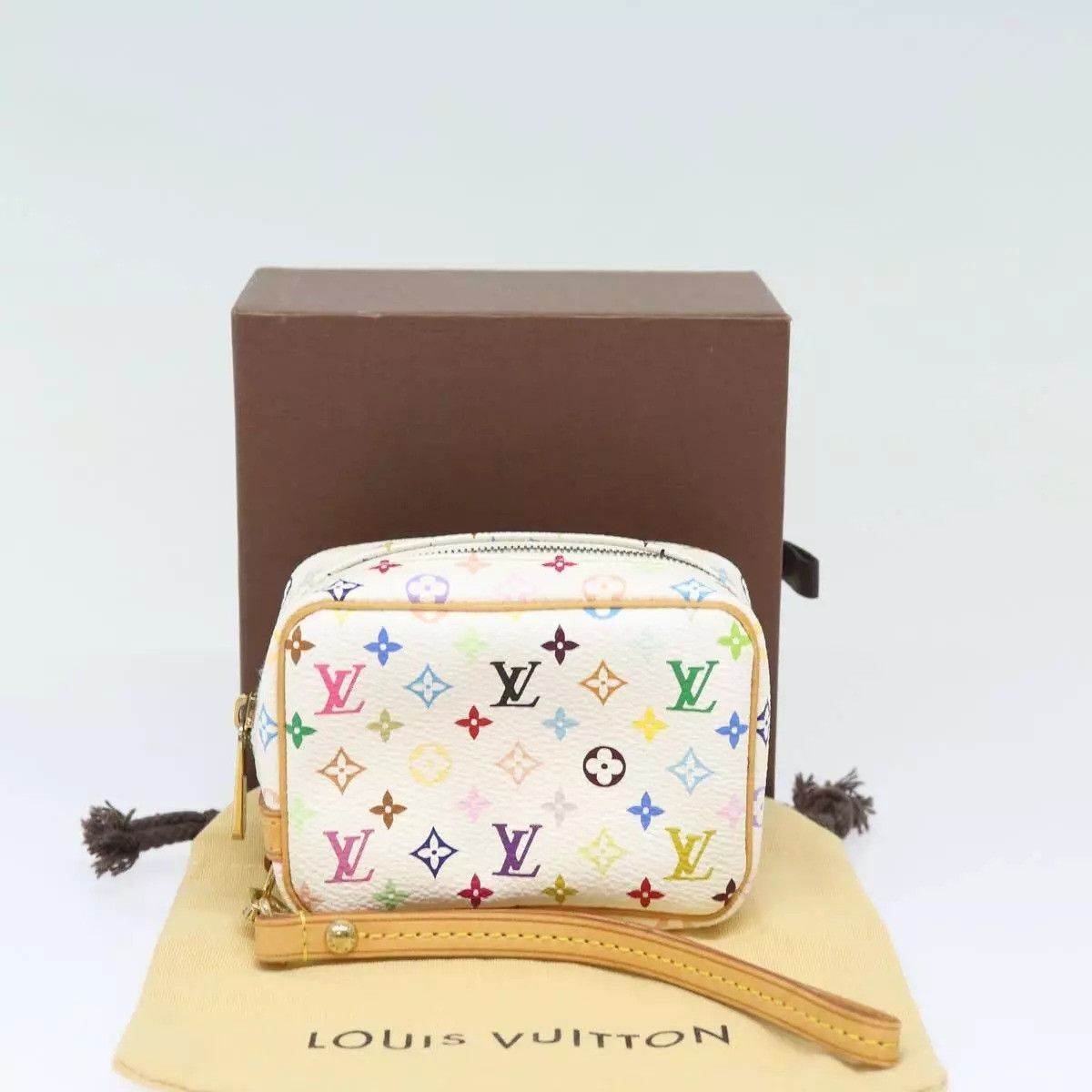 Louis Vuitton LOUIS VUITTON Monogram Multicolor Trousse Wapity Pouch White Size ONE SIZE - 8 Thumbnail