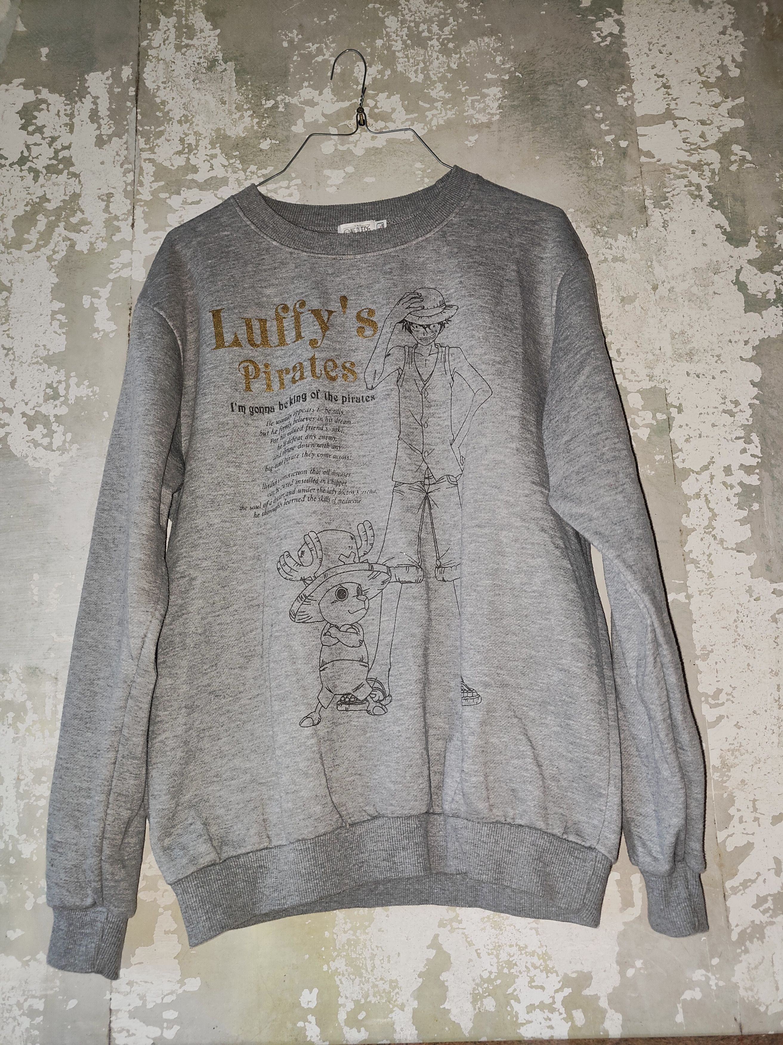 Anime Vintage One Piece sweater crewneck y2k Size US S / EU 44-46 / 1 - 2 Thumbnail