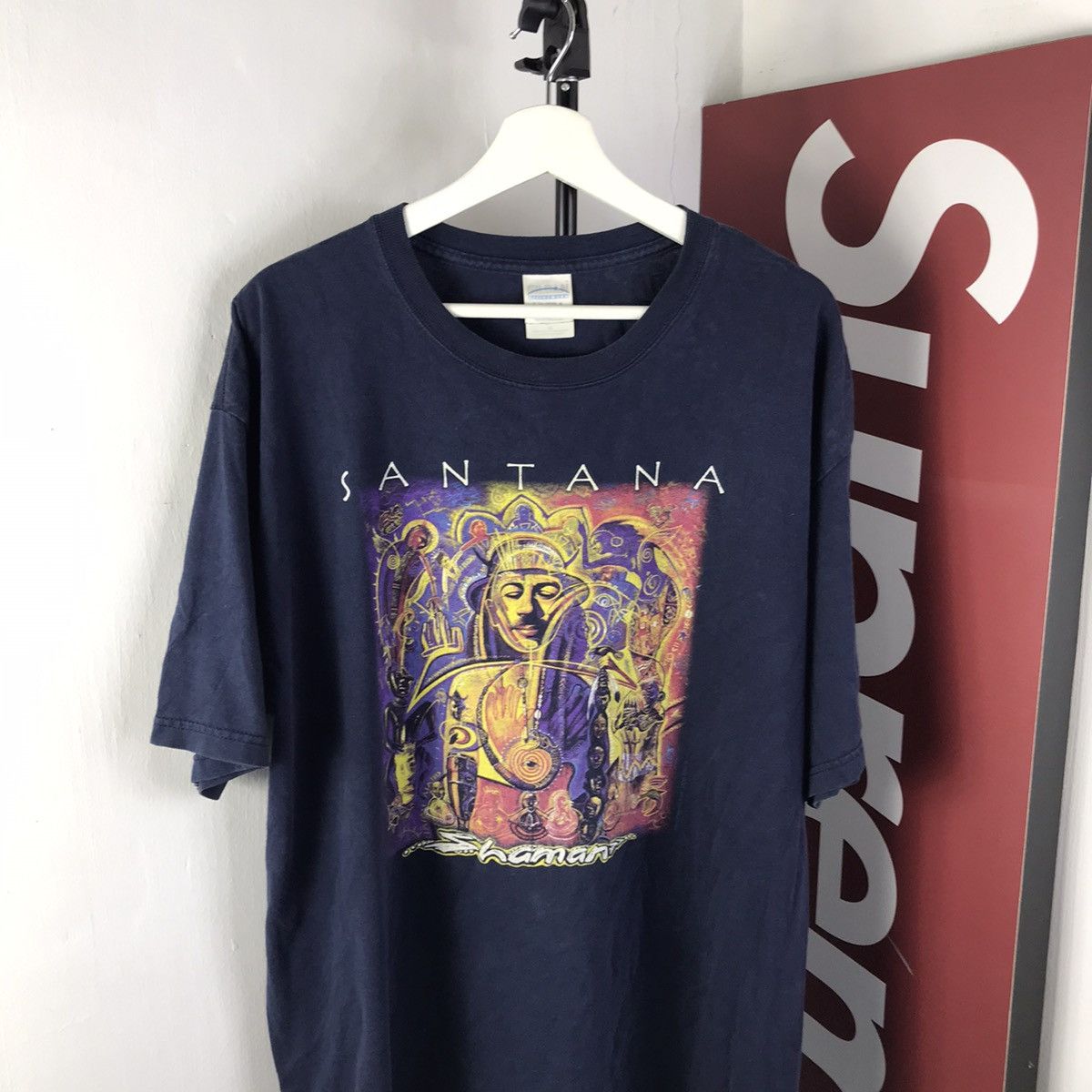 Band Tees vintage santana shaman tour band shirt Size US XL / EU 56 / 4 - 2 Thumbnail