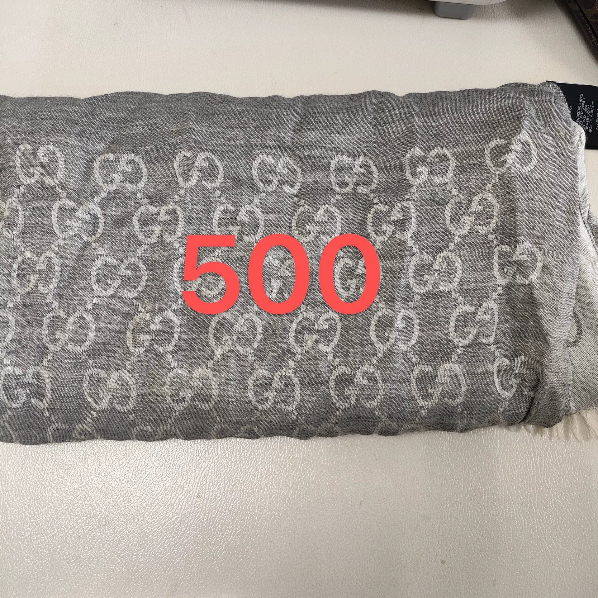 Gucci Gucci GG Monogram Wool Silk Scarf Size ONE SIZE - 1 Preview