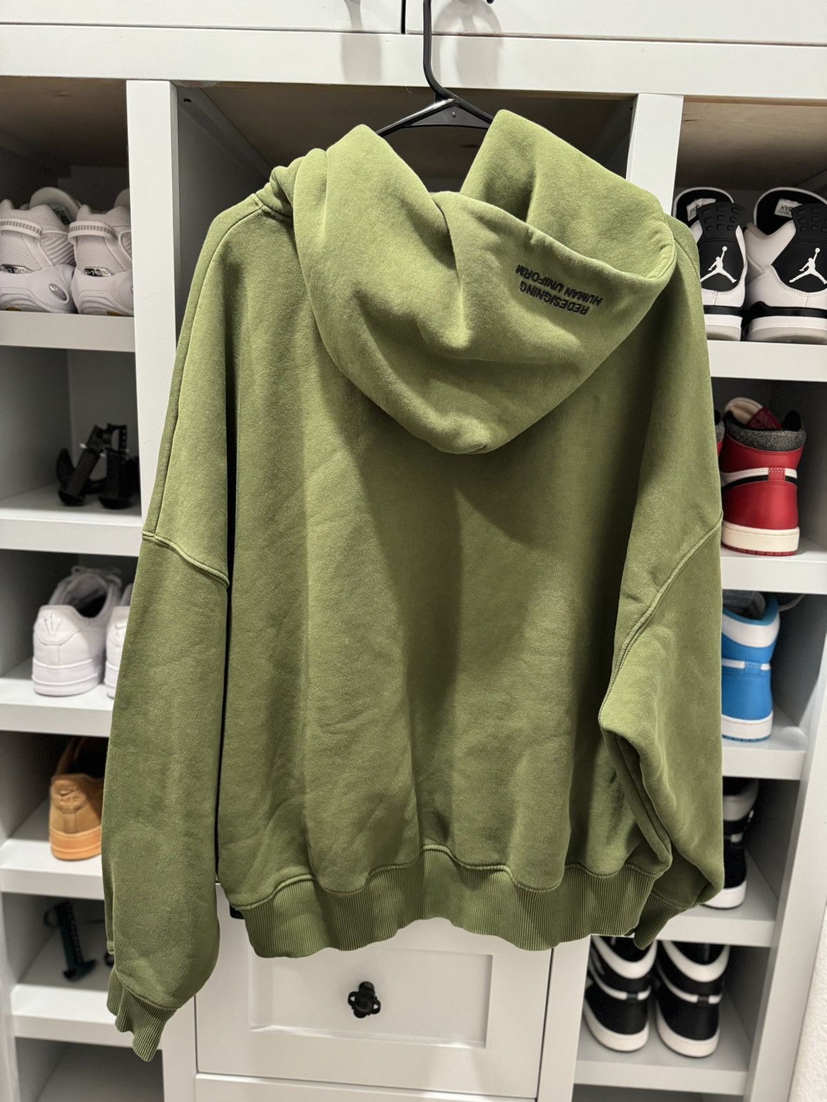 Rhude × Zara Zara Rhuigi Olive Hoodie XL | Grailed