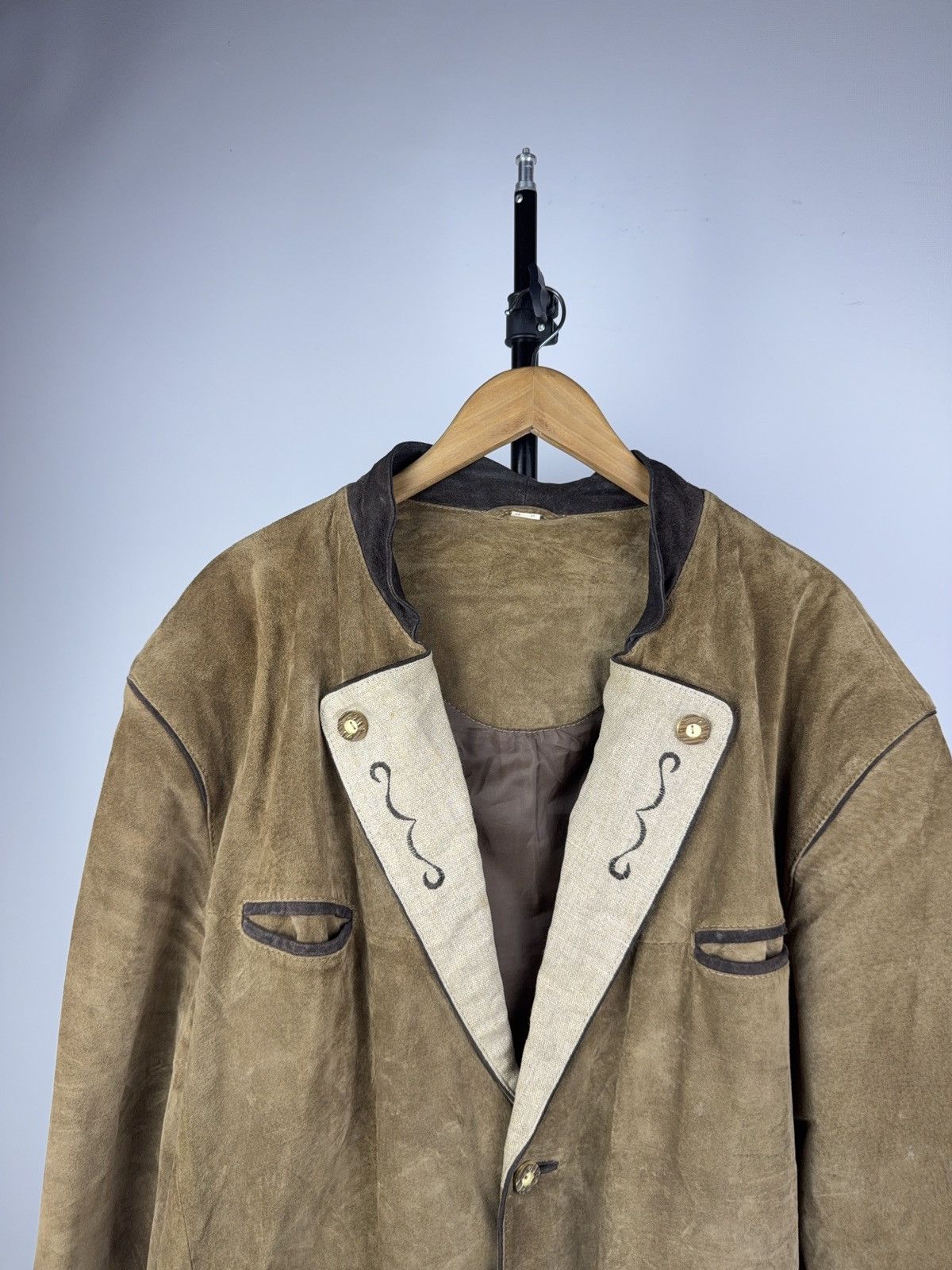 Vintage Vintage 90s Retro Cowboy Western USA XL-XXL Leather Jacket Size US XL / EU 56 / 4 - 2 Thumbnail