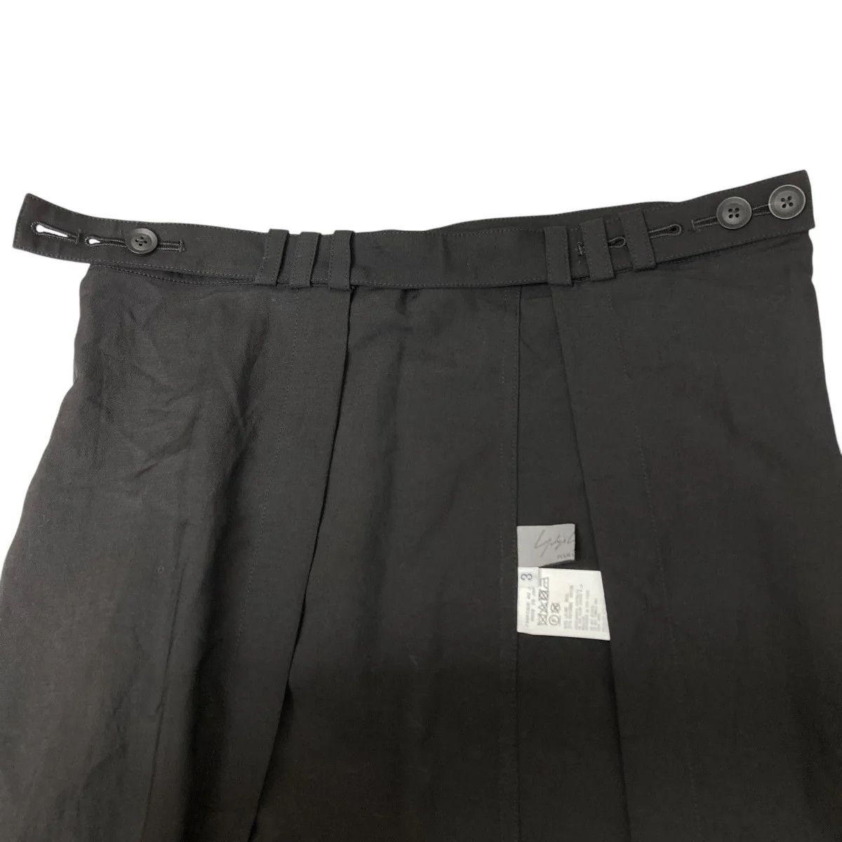 Yohji Yamamoto Yohji Yamamoto pour homme 24SS Wool/Rayon Wrap Skirt Size US 33 - 3 Thumbnail