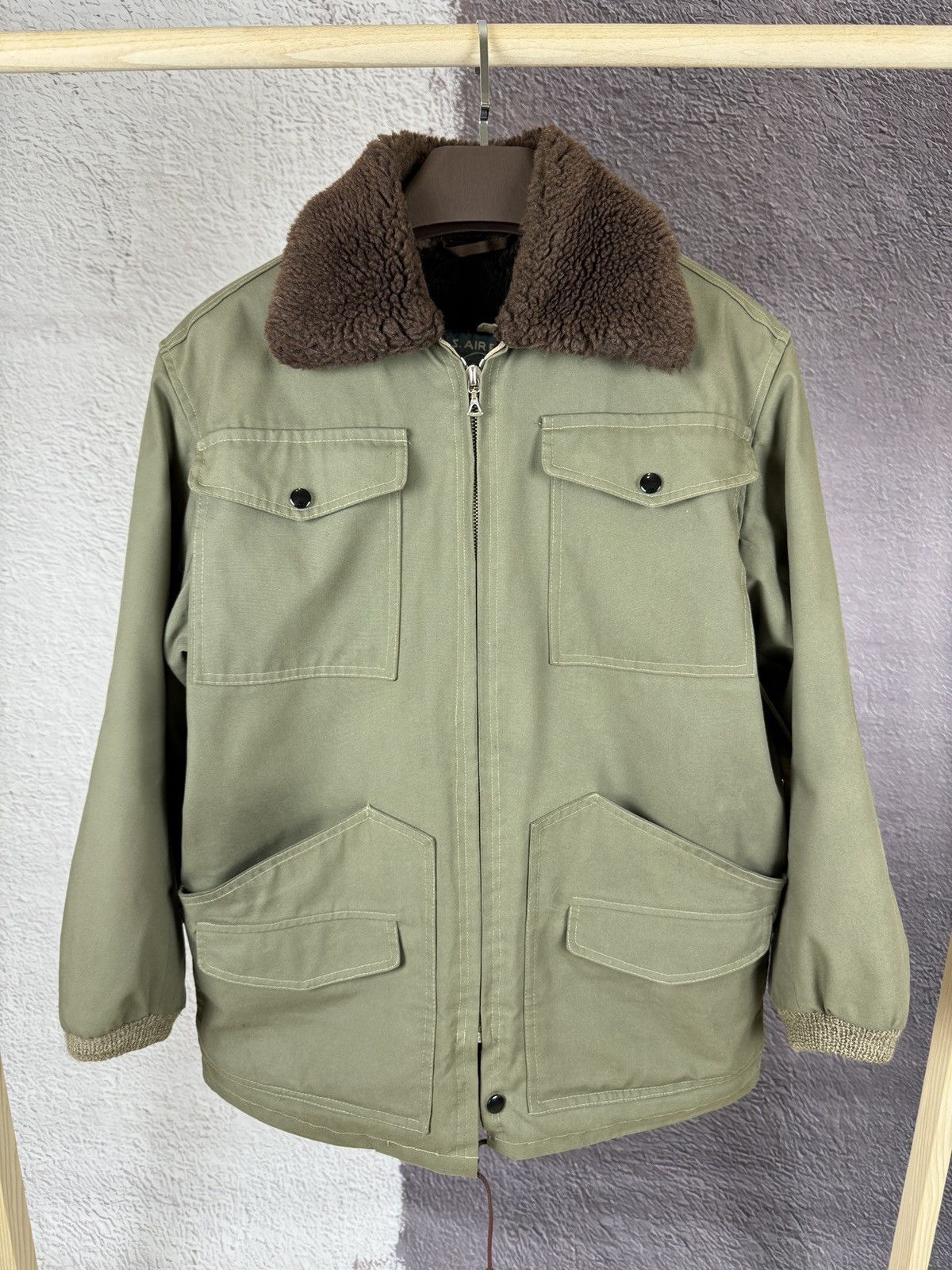 Vintage U.S. Air Force vintage 70s 80s military rare padded jacket Size US L / EU 52-54 / 3 - 2 Thumbnail