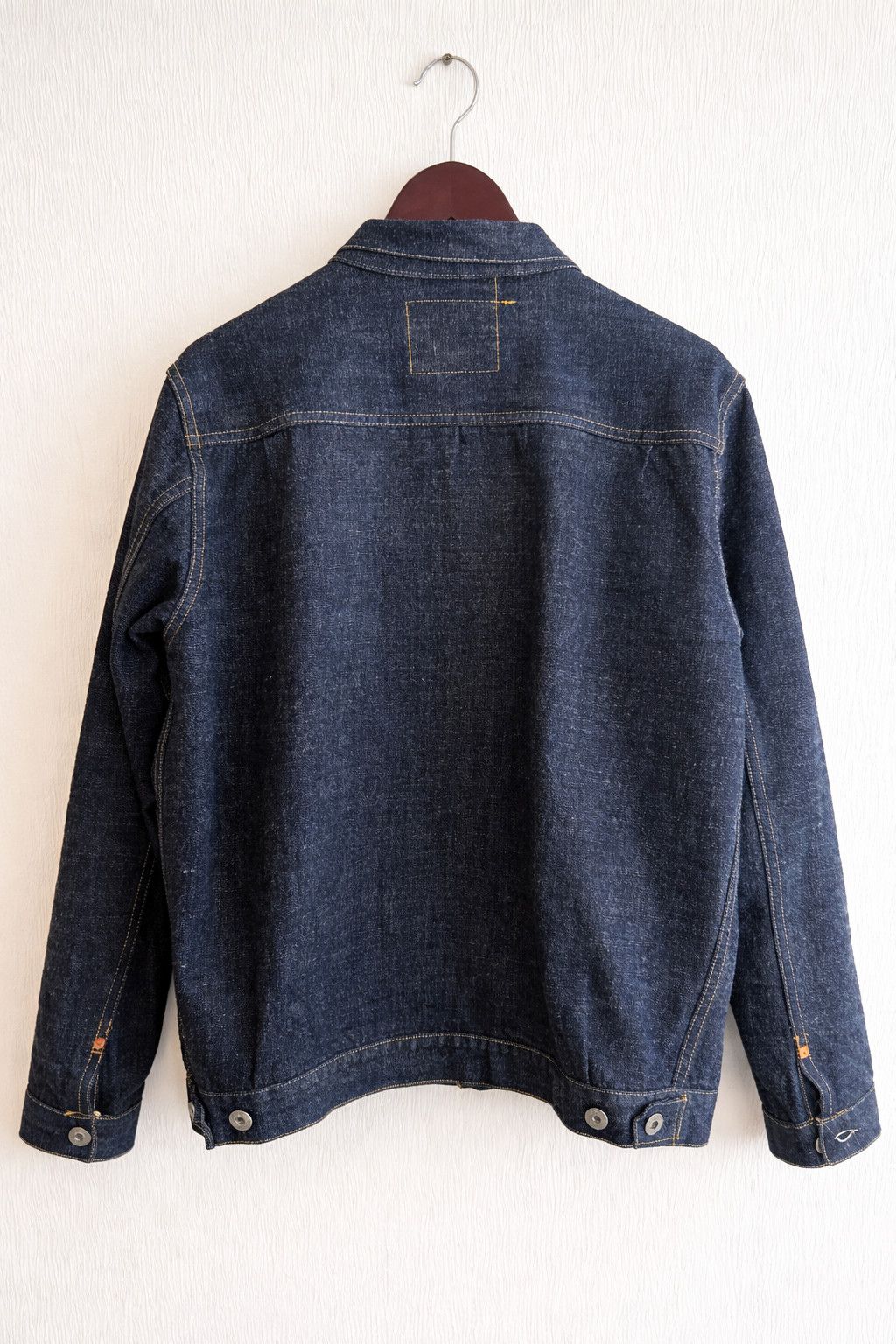 Oni Oni Denim 14oz Indigo x Beige Type II Jacket Size US XL / EU 56 / 4 - 2 Thumbnail