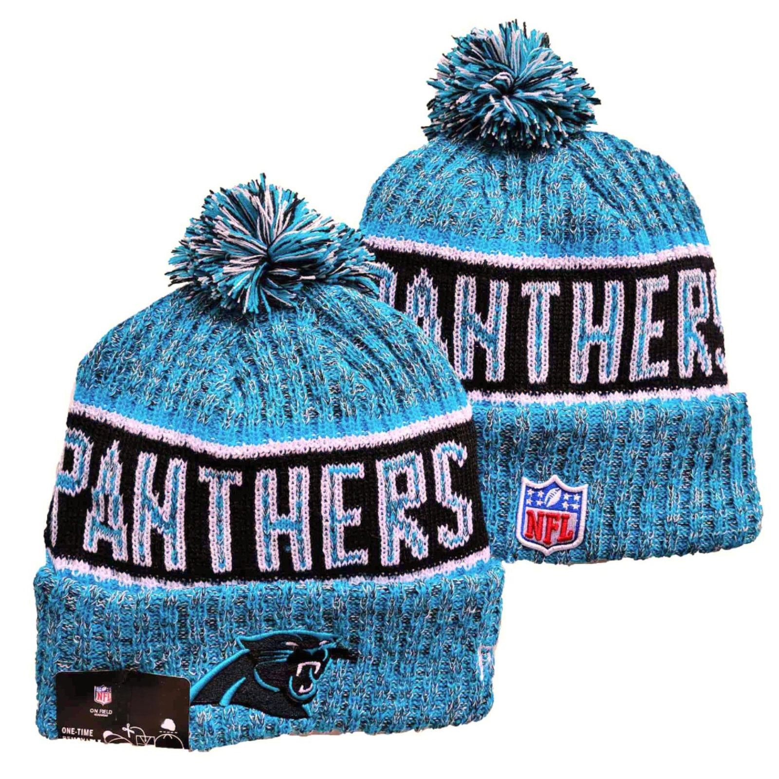 Other NWT Carolina Panthers Sports Knit Pom Beanie Fleece Lined Size ONE SIZE - 1 Thumbnail