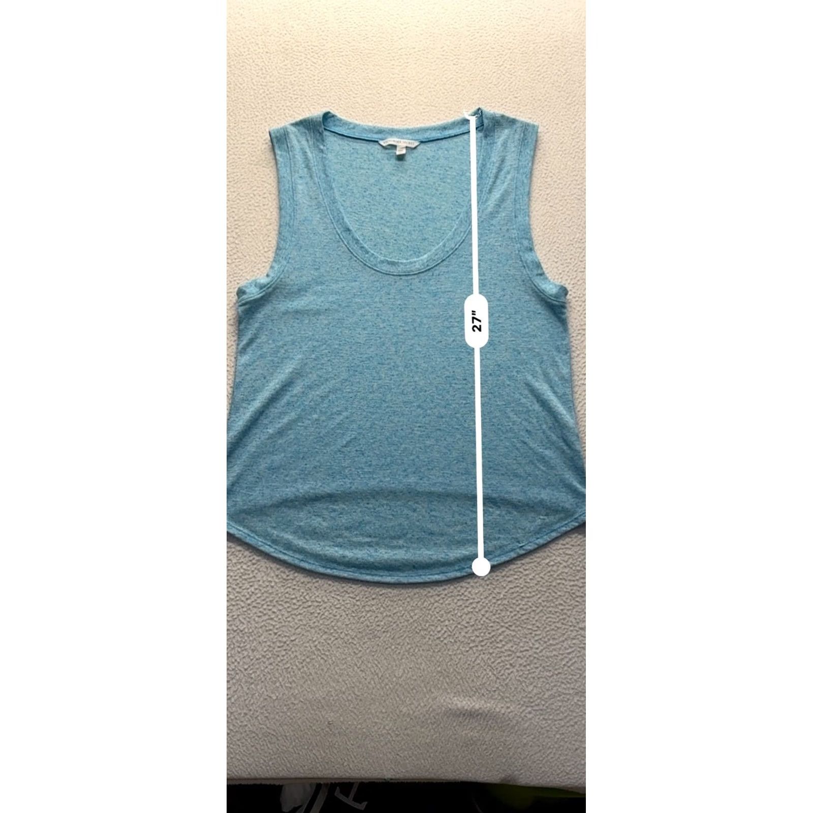 Victoria's Secret Victoria's Secret Blue Heather Sleeveless Tank Top S Unisex Adults Camisole Shirt Linen Polyester Heathered 85/15 85/15 Linen Polyester Short Back Hem Size S / US 4 / IT 40 - 7 Thumbnail
