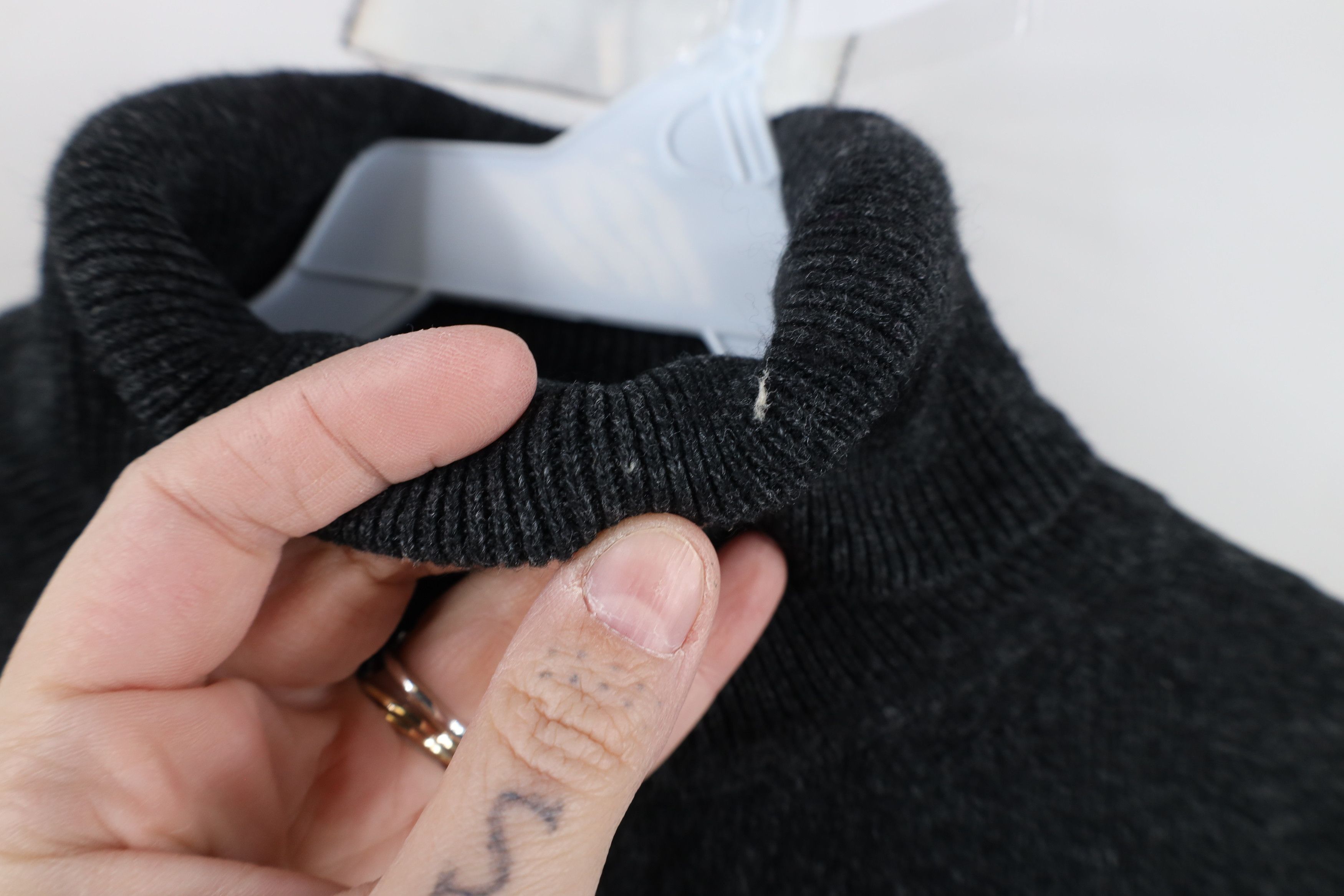 Vintage Vintage 90s Streetwear Silk Cashmere Knit Turtleneck Sweater Size M / US 6-8 / IT 42-44 - 5 Thumbnail